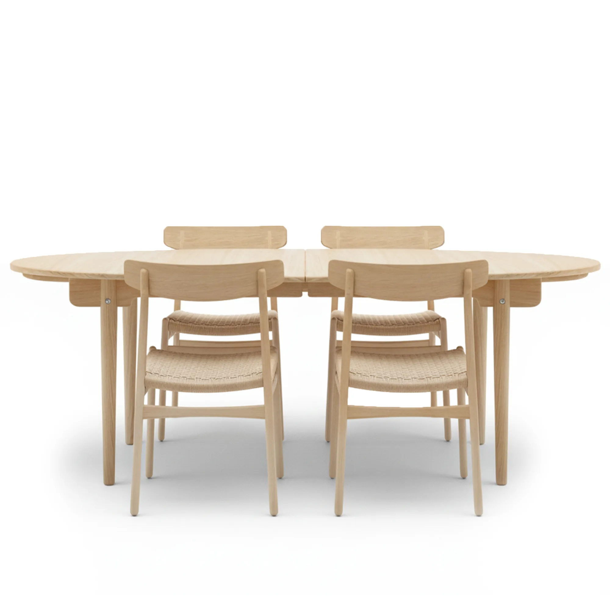 CH338 dining table & CH23 dining chair 4 pcs - 1