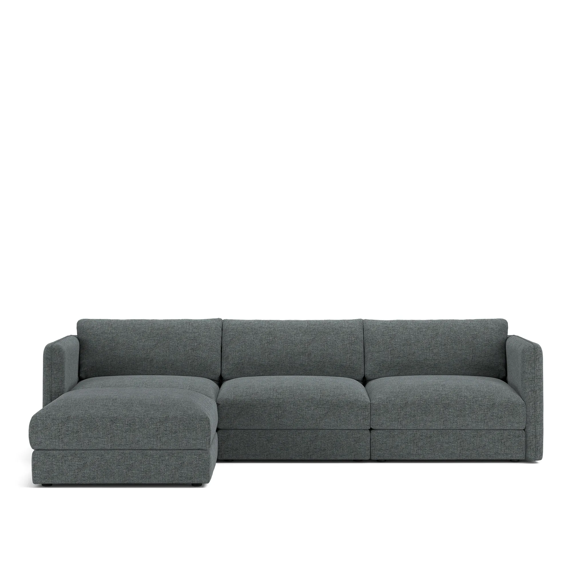 Pavarotti 03 3-personers sofa med fodskammel - 1