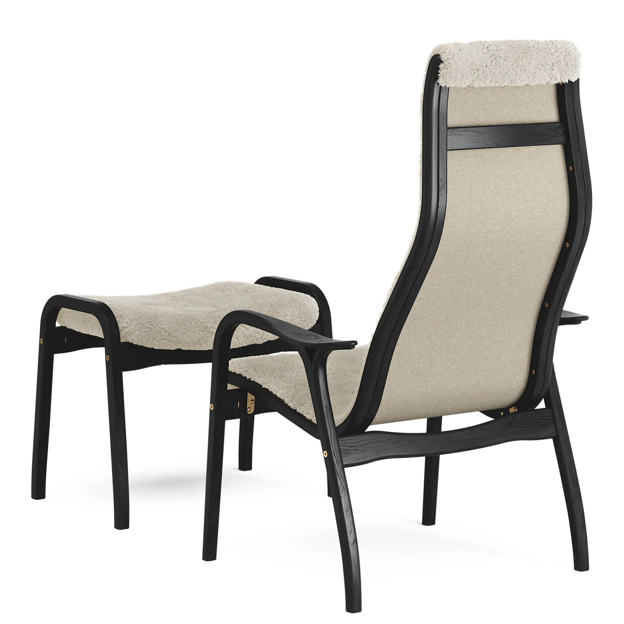 Lamino armchair and footstool - 3