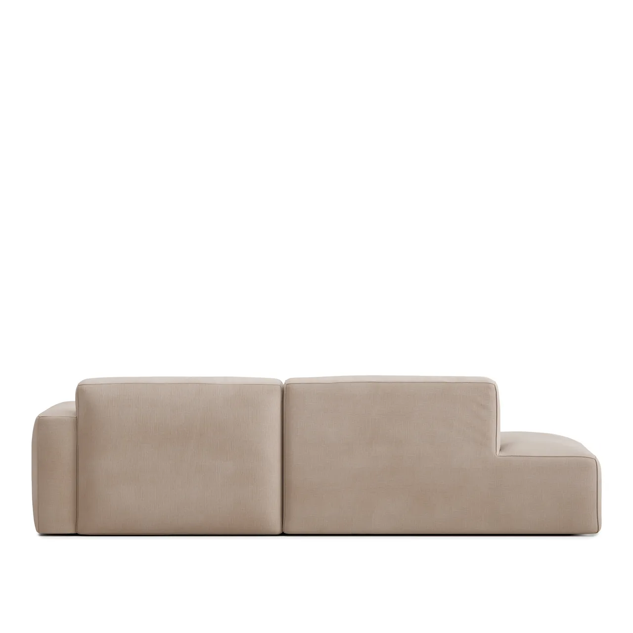 Brick 2-Seater Open End Left - Shadow Beige