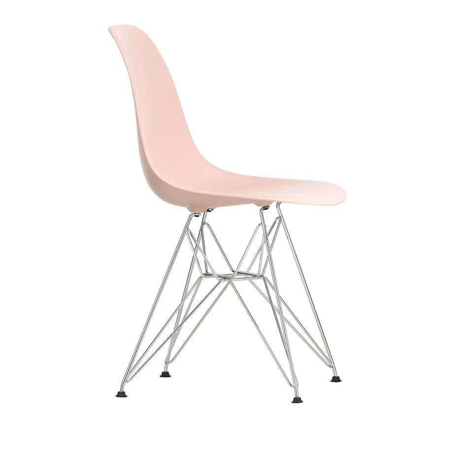 Eames RE Plastic RE Plastic Chair DSR - 41 Pale Rose - Chrome Base