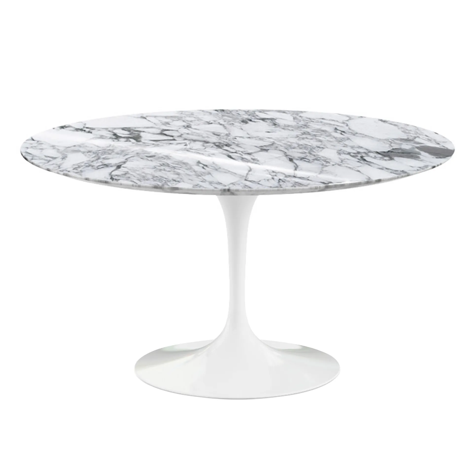 Saarinen Round Dining Table - White - Knoll - Eero Saarinen - NO GA