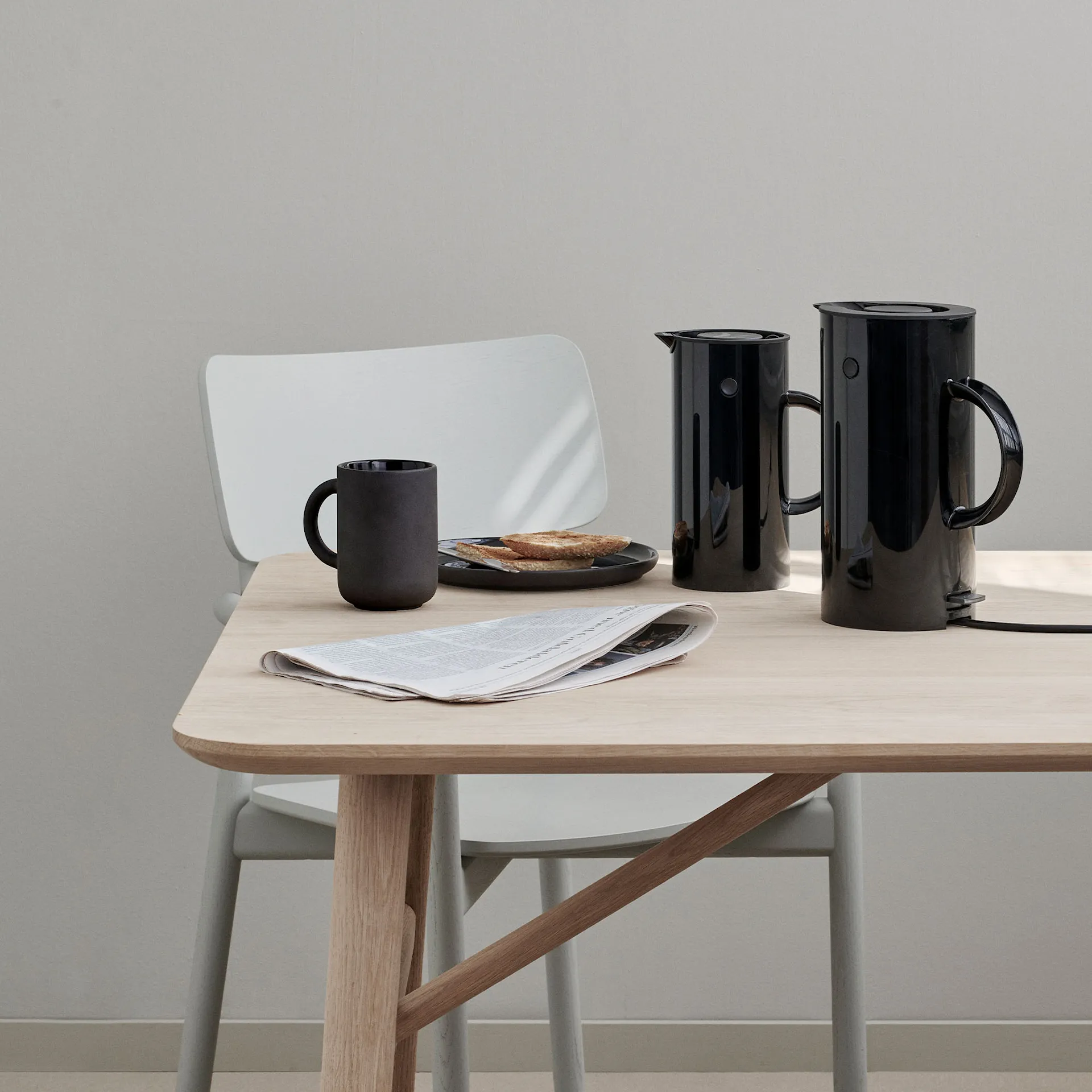 Theo Mug 0.35 L 2 pcs Black - Stelton - NO GA