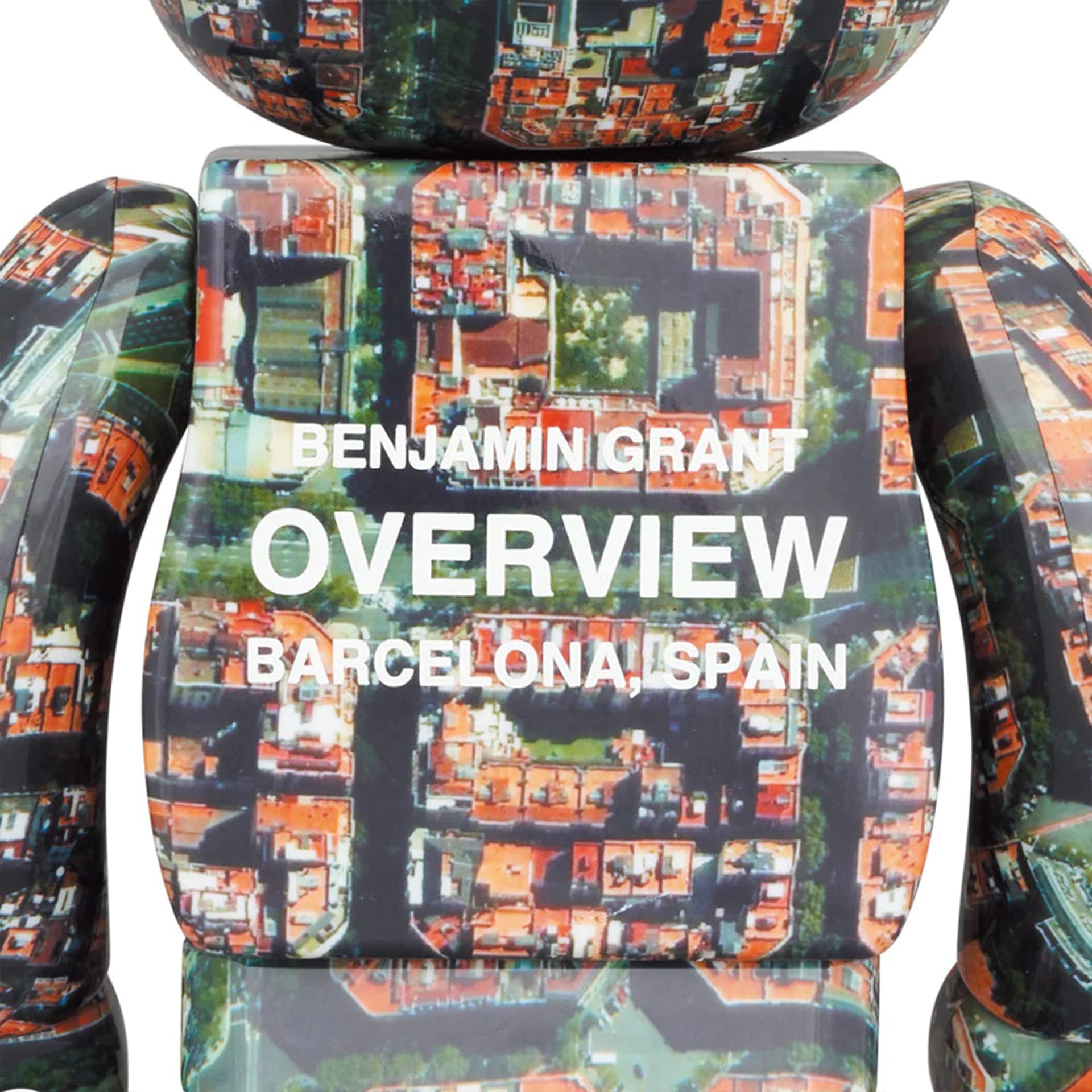 BE@RBRICK Benjamin Grant Overview Barcelona 100%  400% - Medicom Toy - NO GA