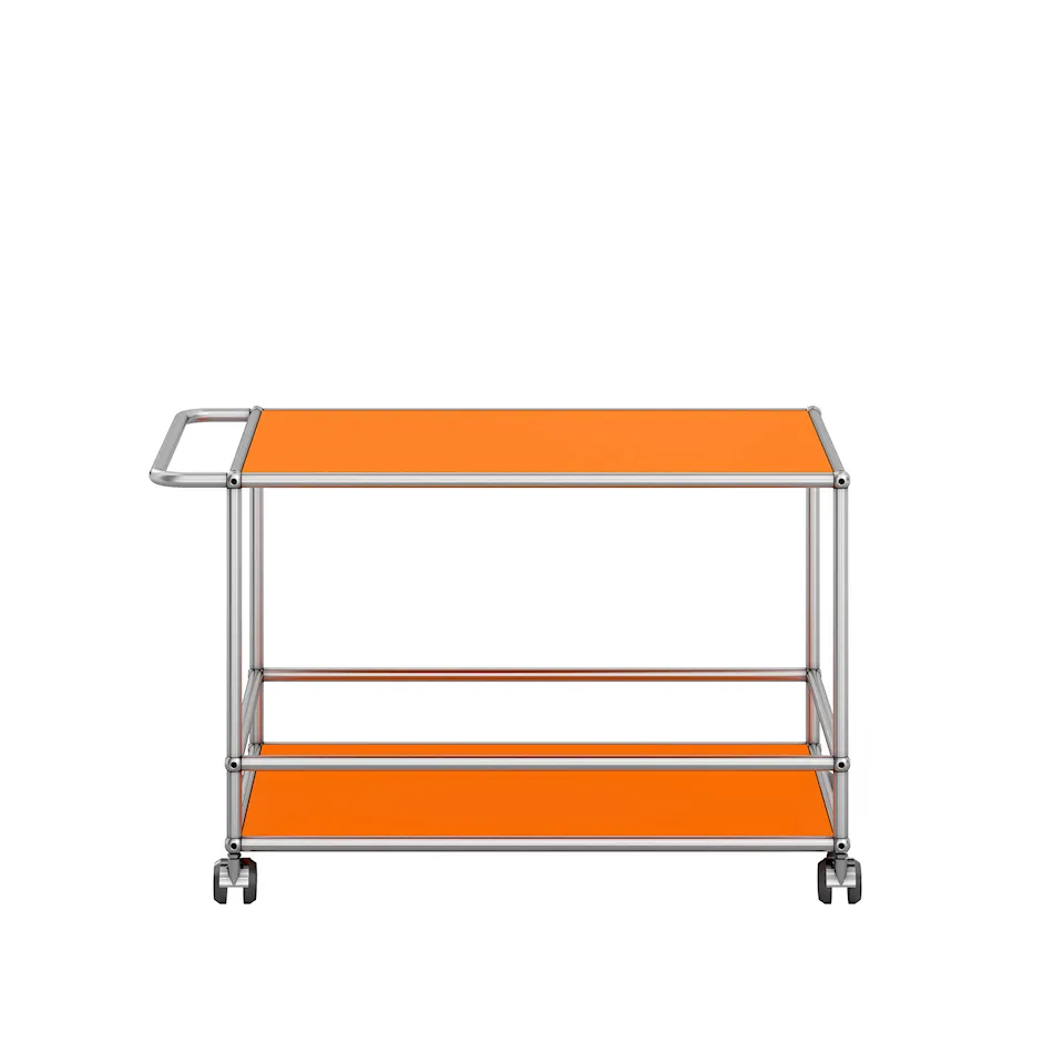 USM Haller 31 Serving Trolley, Pure Orange