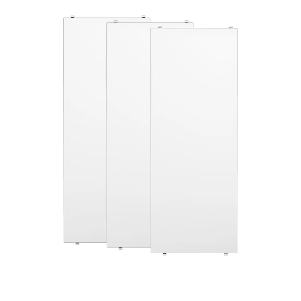 Shelf 78x30cm 3-pack white