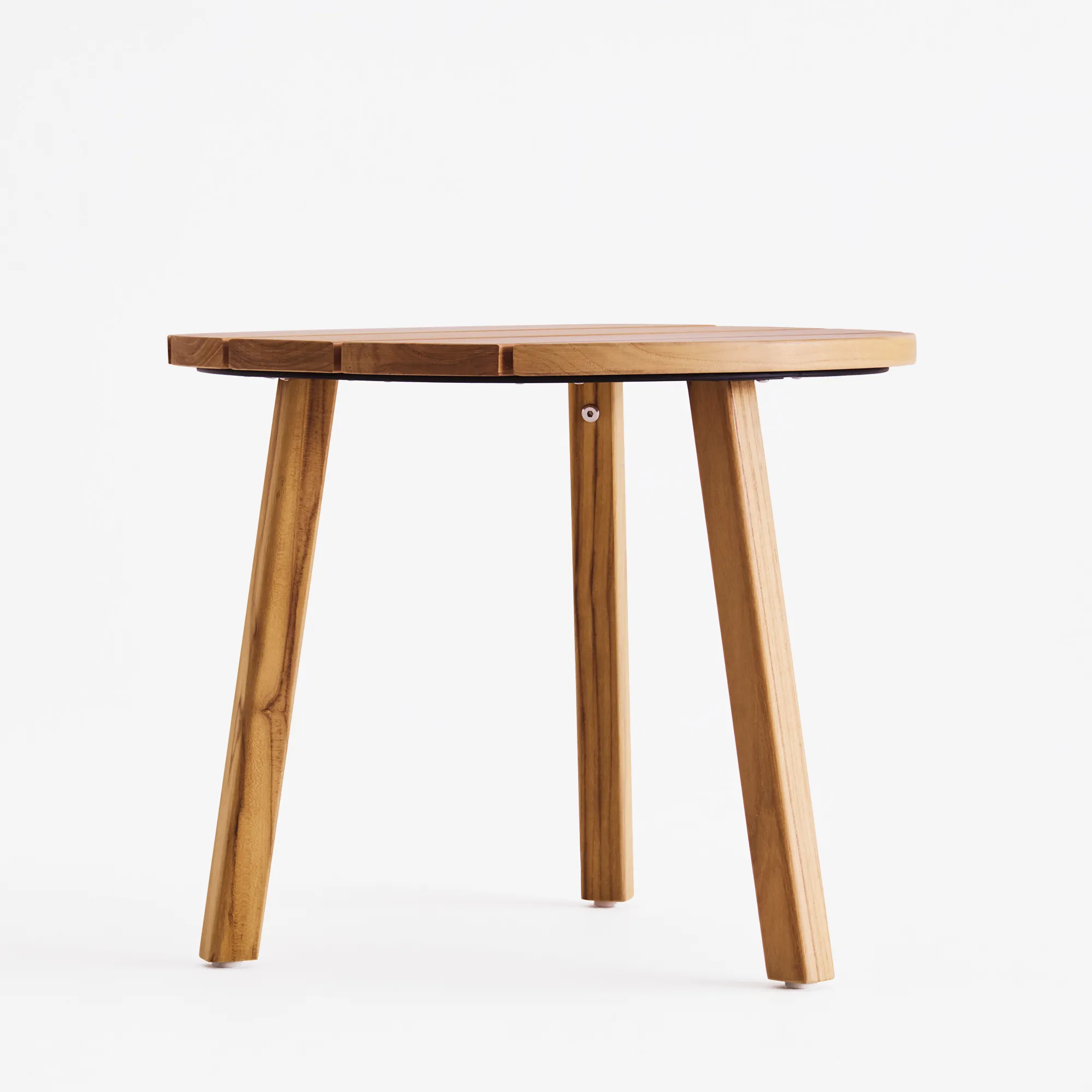 Midsummer Round Outdoor Side Table & 2 Outdoor Lounge Chairs with Footstools - 12
