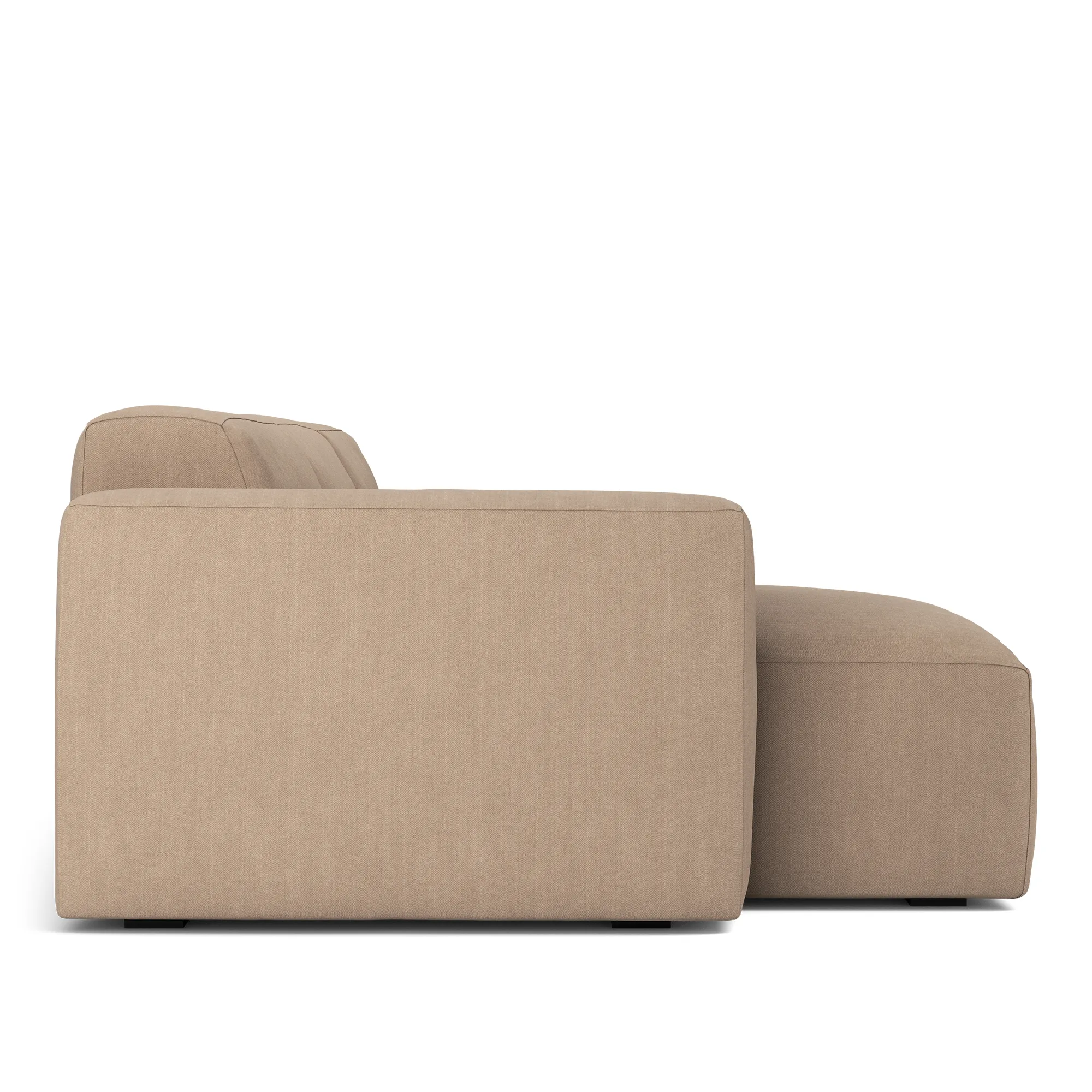 Brick 3-Seater Chaise Lounge Open End Right - 3
