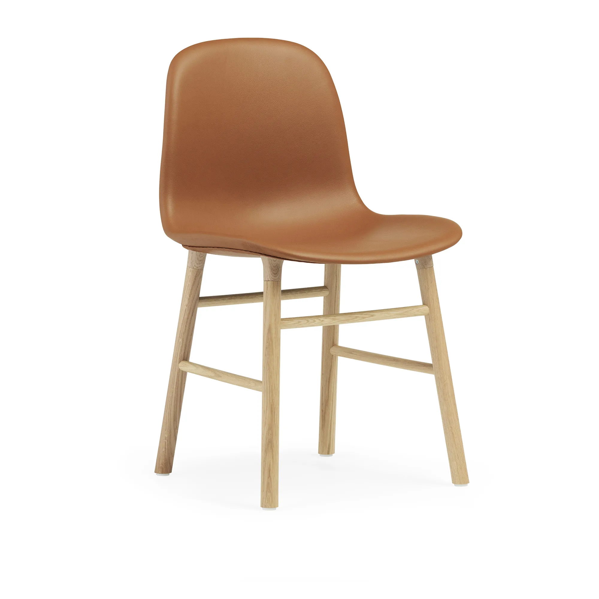 Form Chair Full Upholstery Oak - 10
