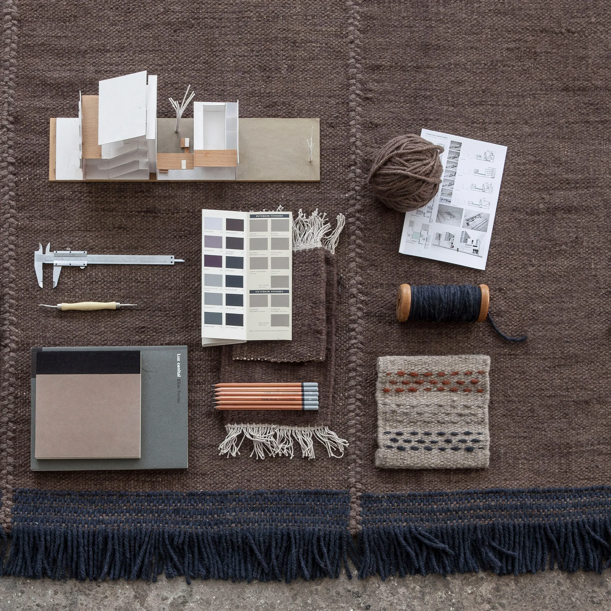 Mia wool rug Brown - 4