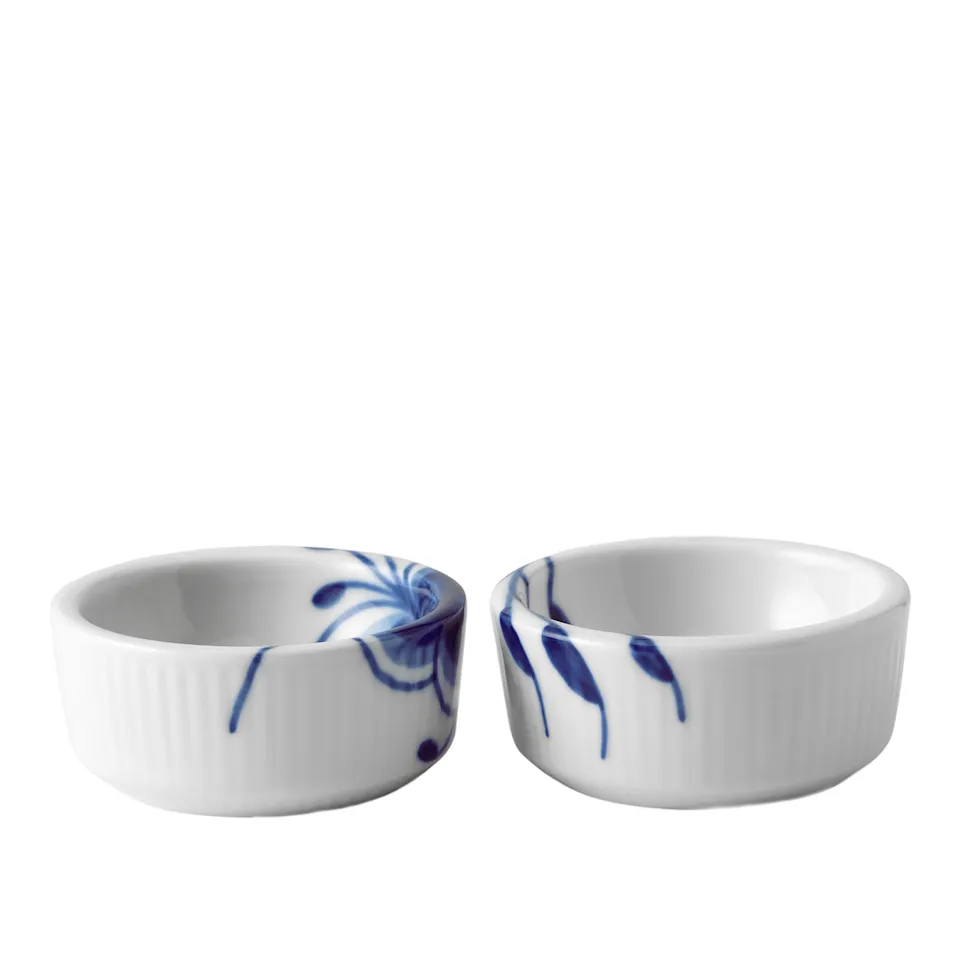 Blue Fluted Mega Bowl 3 cl 2 pcs