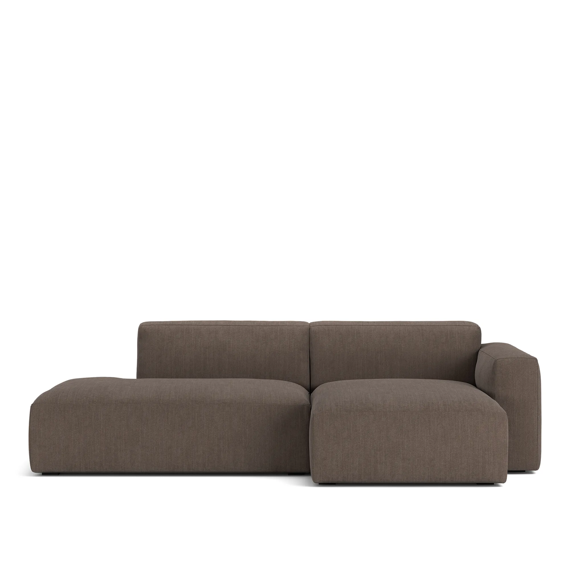 Brick 2-Seater Chaise Lounge Open End Left - 1