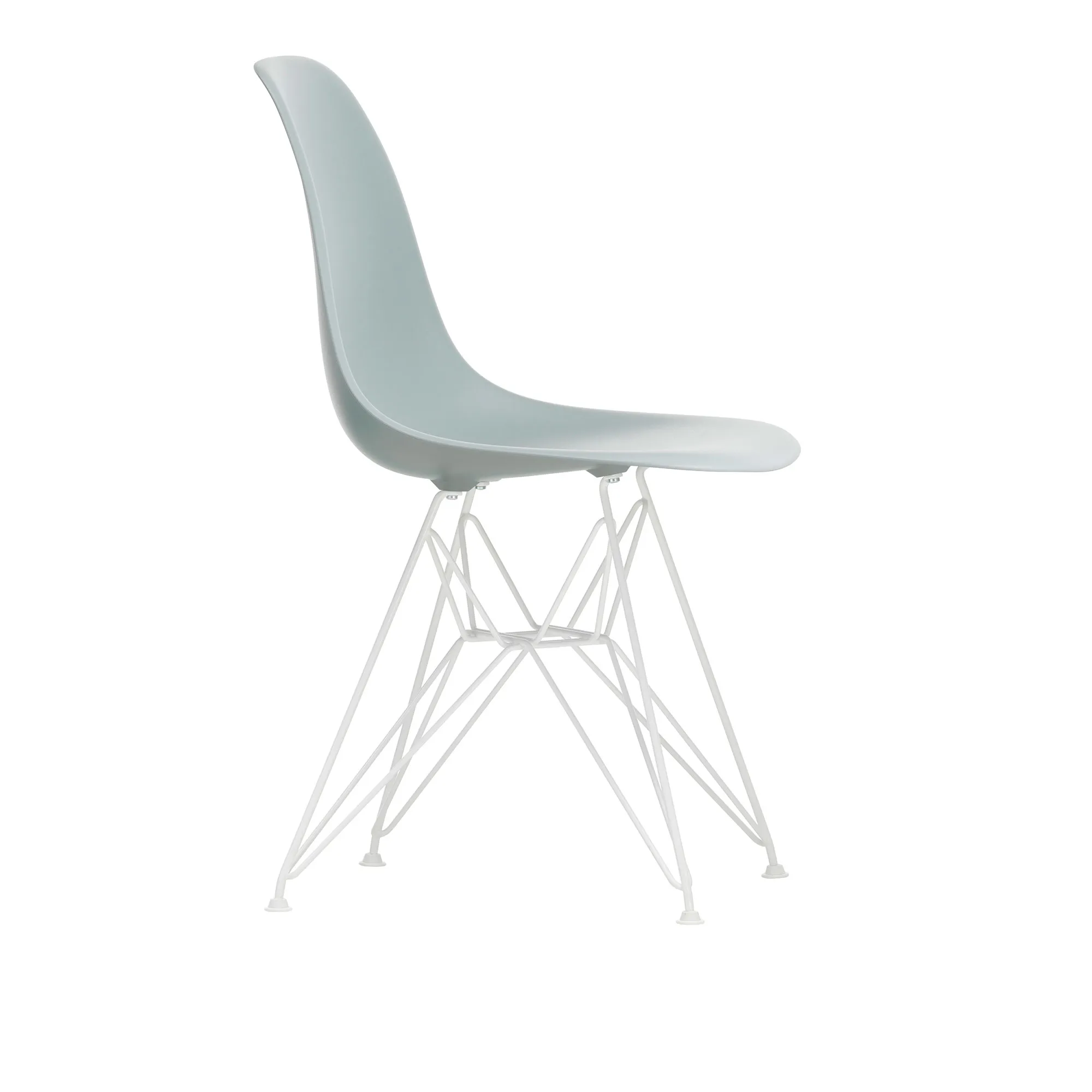 Eames RE Plastic Chair DSR stol White - 1