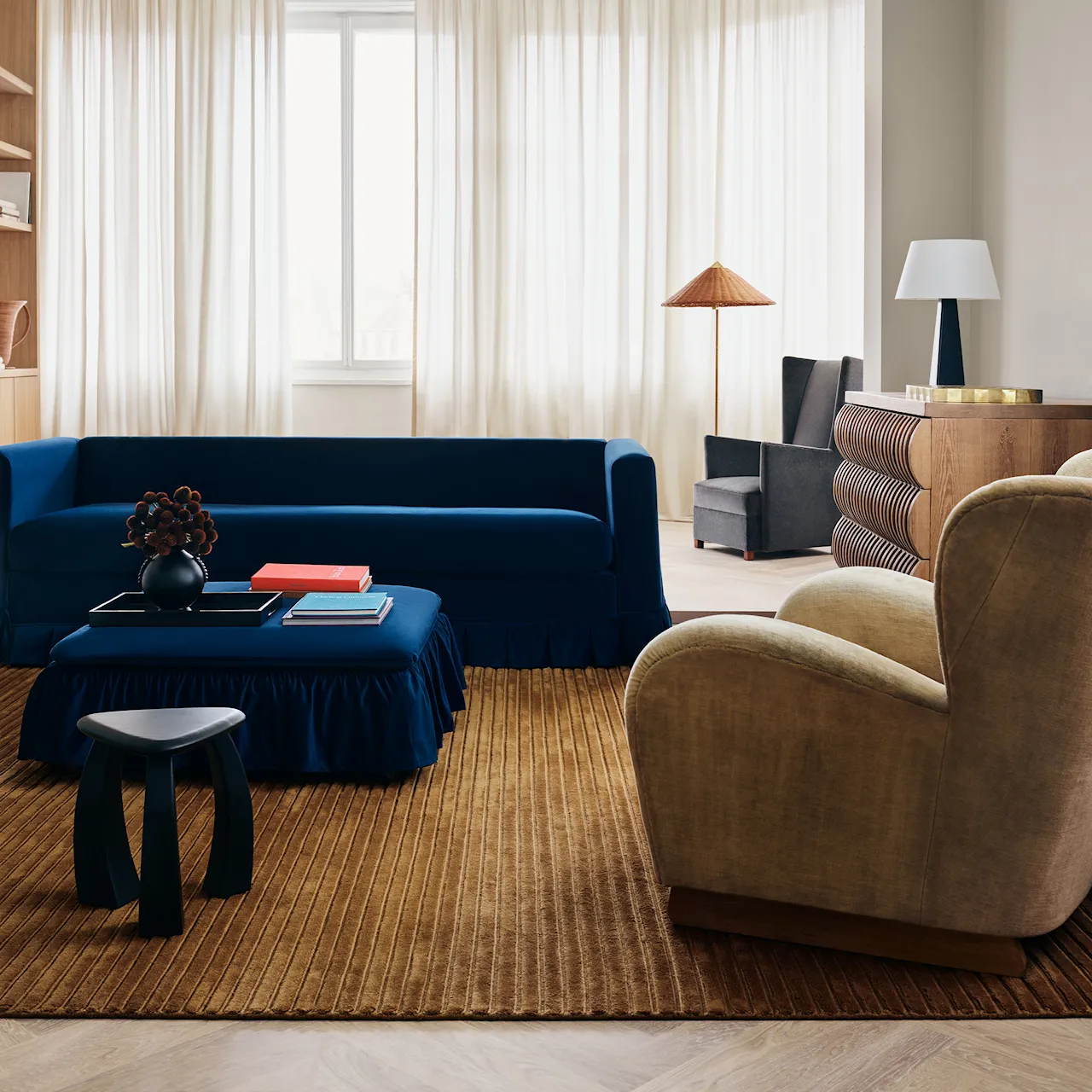 Park 02 Camel Wool Rug