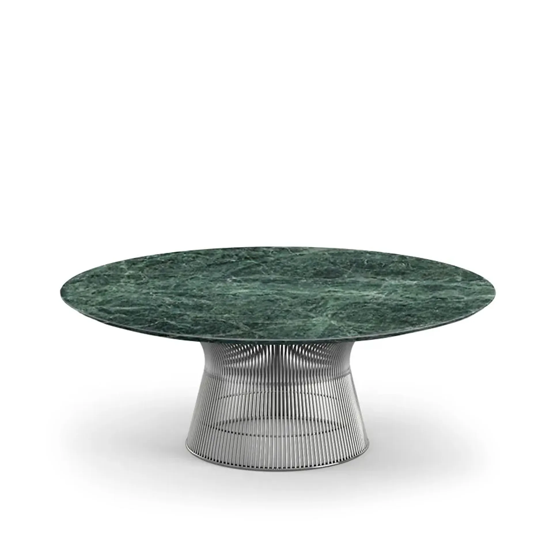 Platner Coffee Table Ø 92 cm Polished Nickel - Knoll - Warren Platner - NO GA