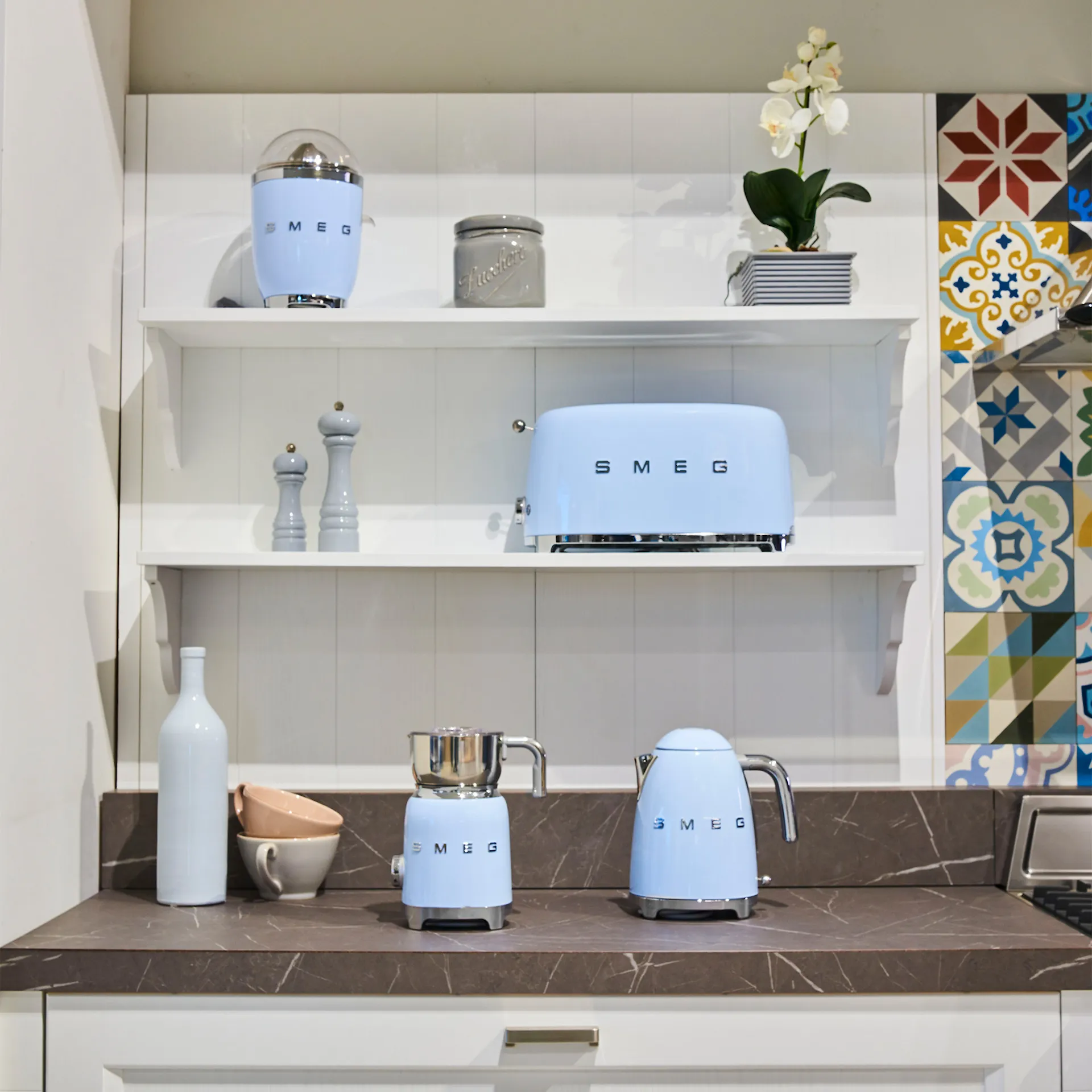 Kettle 1,7 L Pastel Blue - Smeg - NO GA