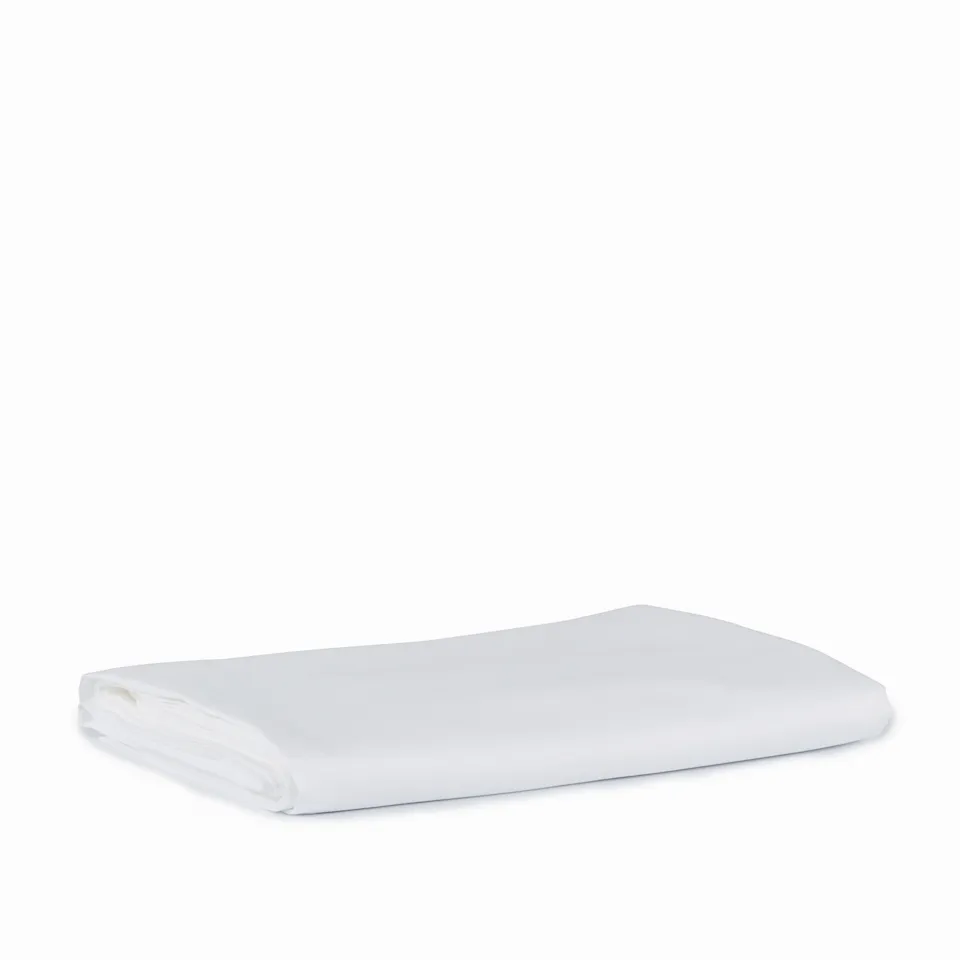 Satina Flat Sheet Organic White