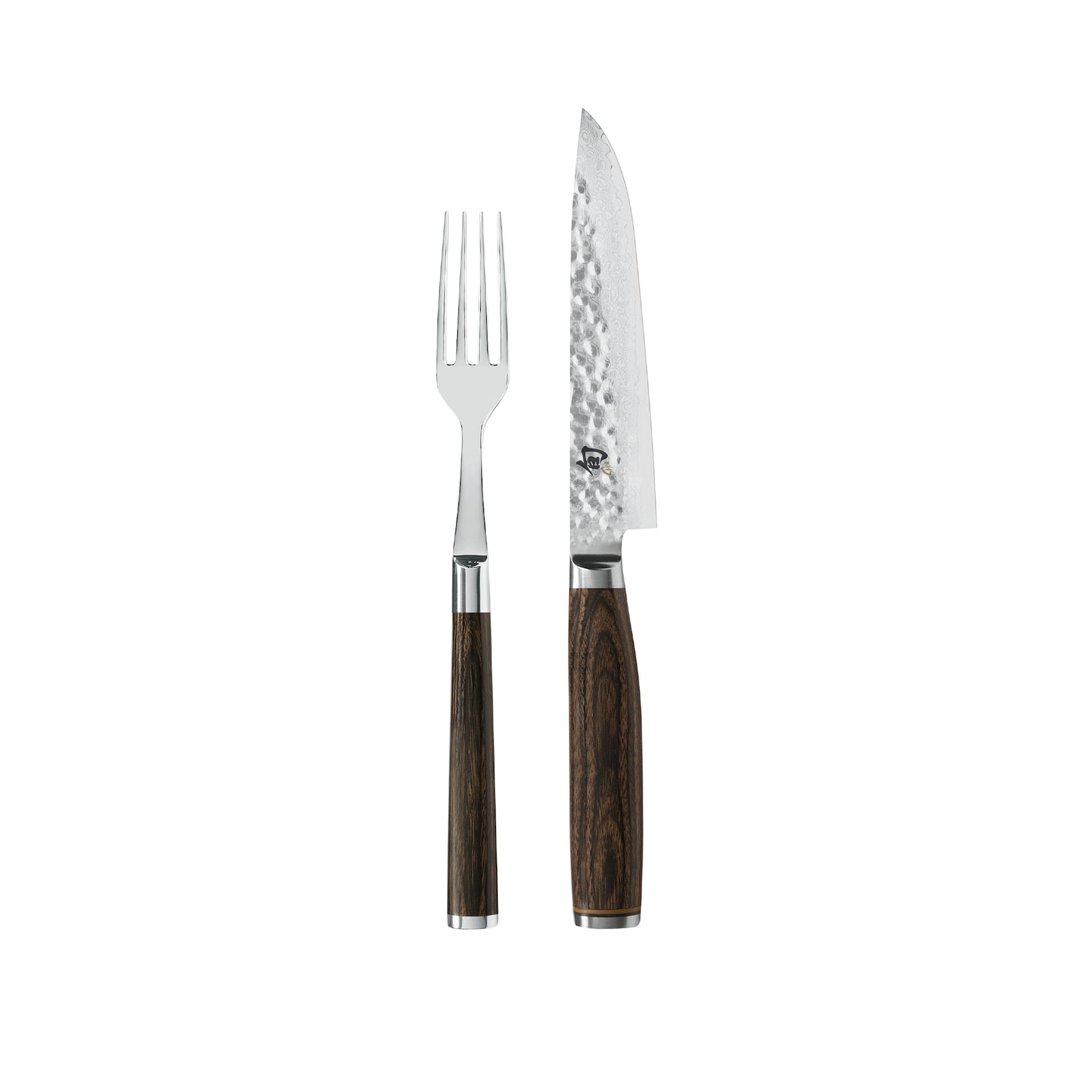 SHUN PREMIER Steakkniv og gaffel - KAI - NO GA