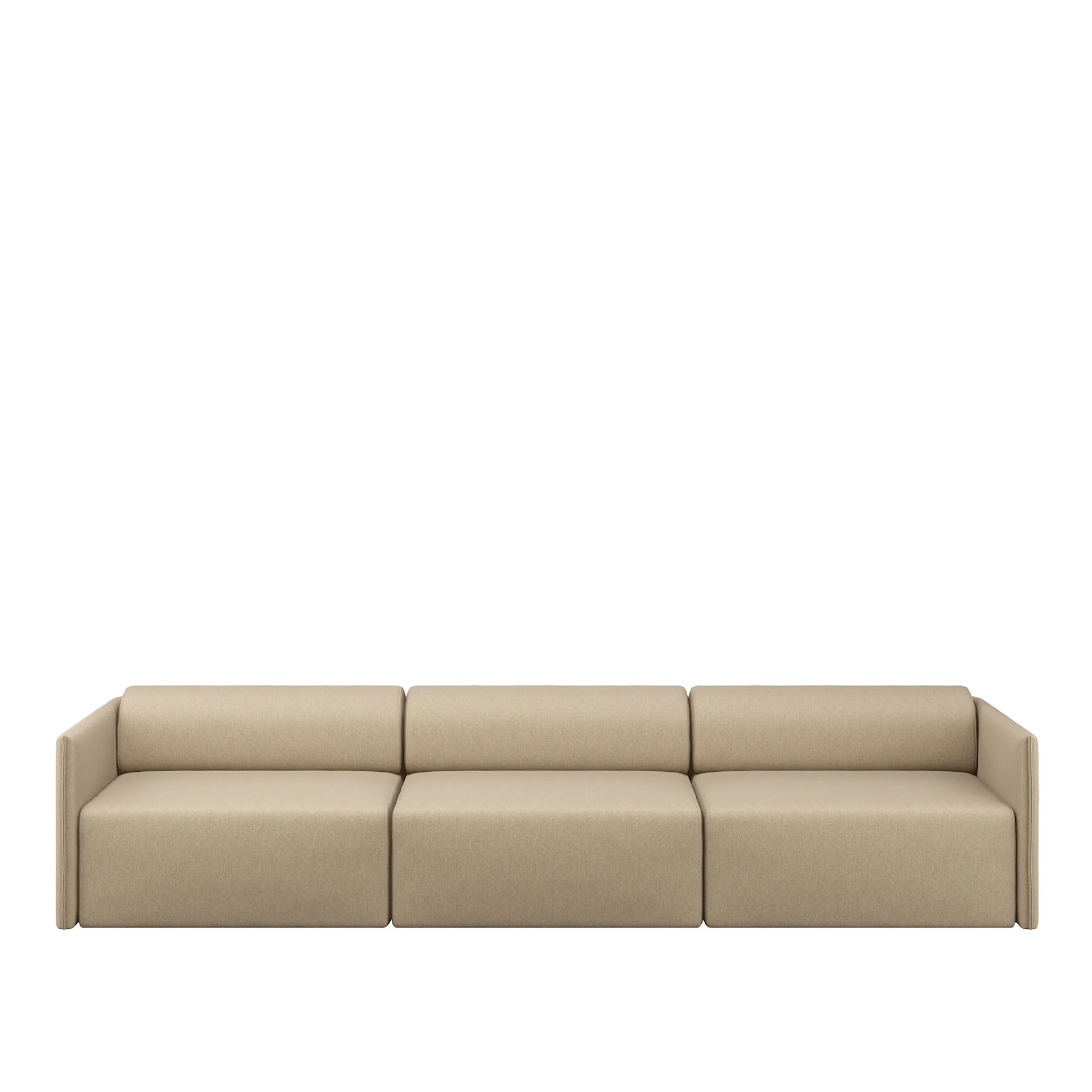 Palo Block 3-seater Sofa Low Back - Hem - NO GA