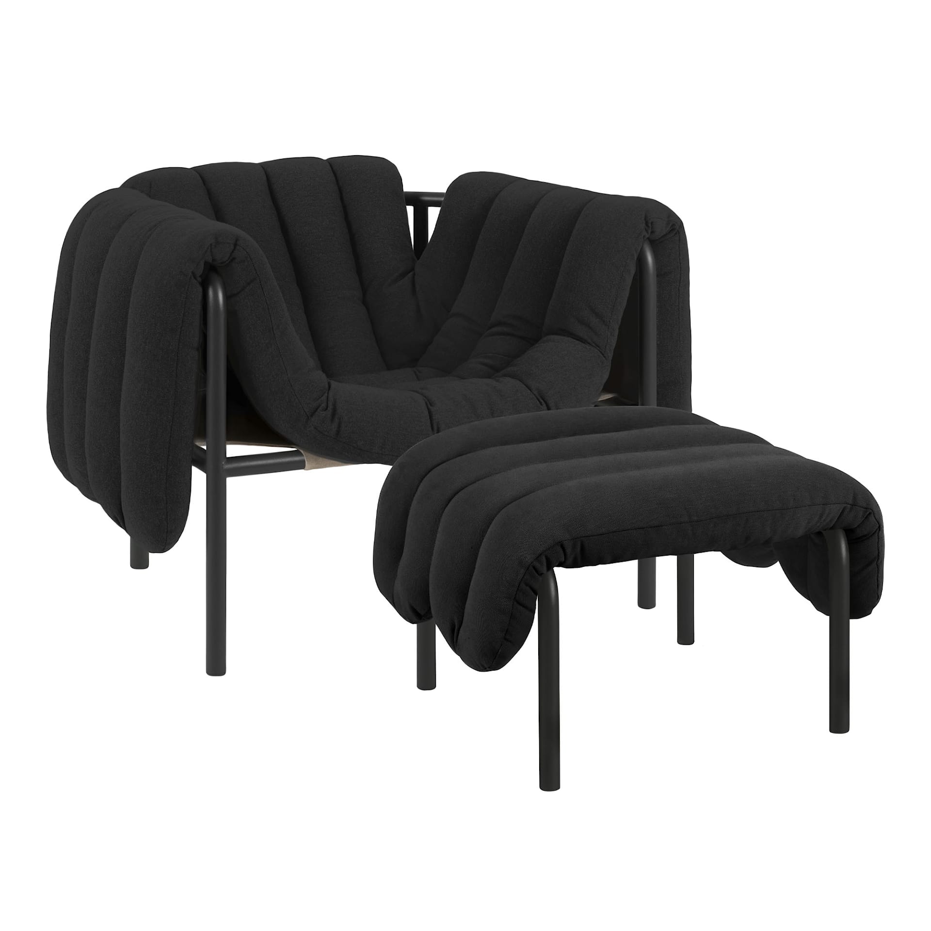 Puffy Lounge Chair + Ottoman - Hem - NO GA