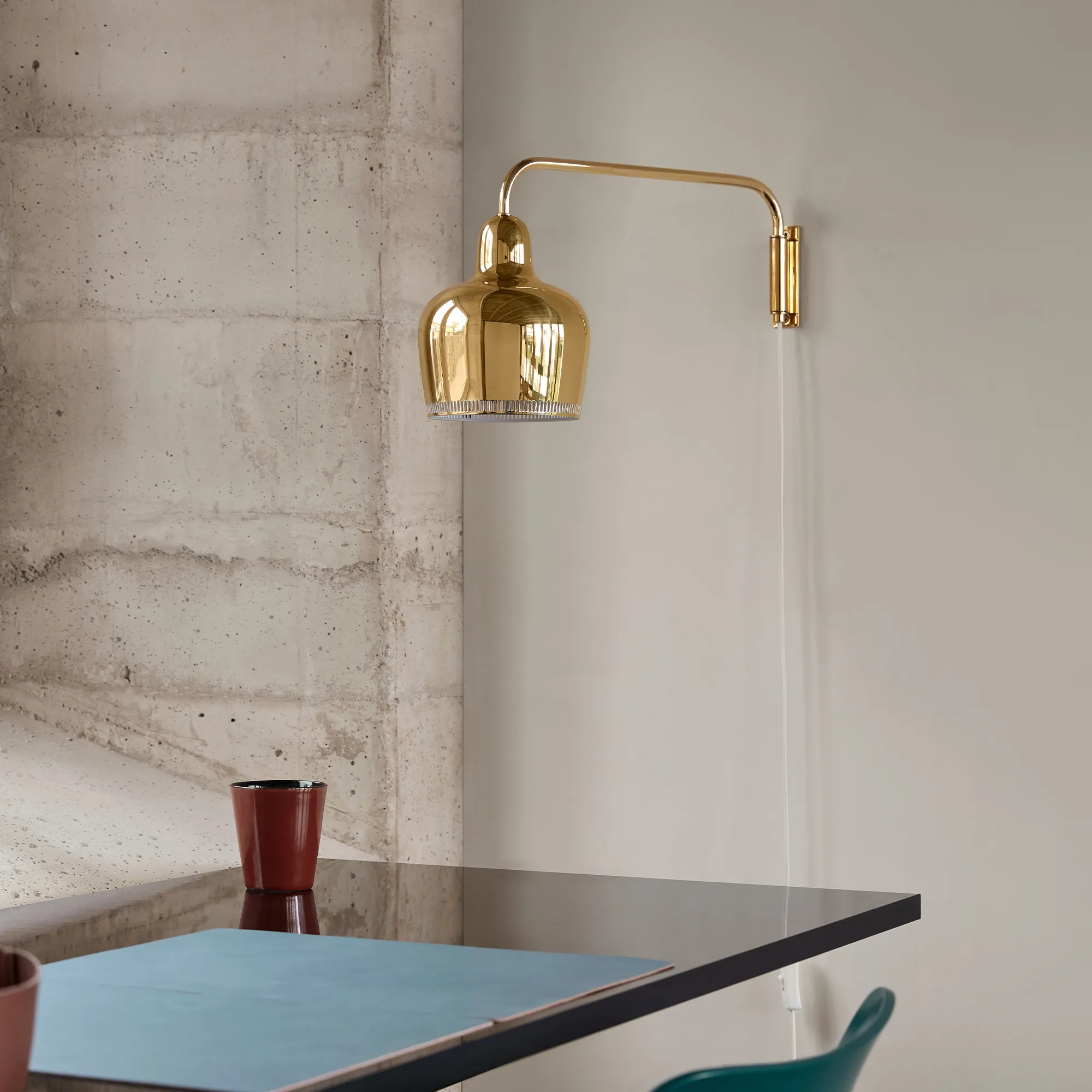A330S Golden Bell Wall Light - 3