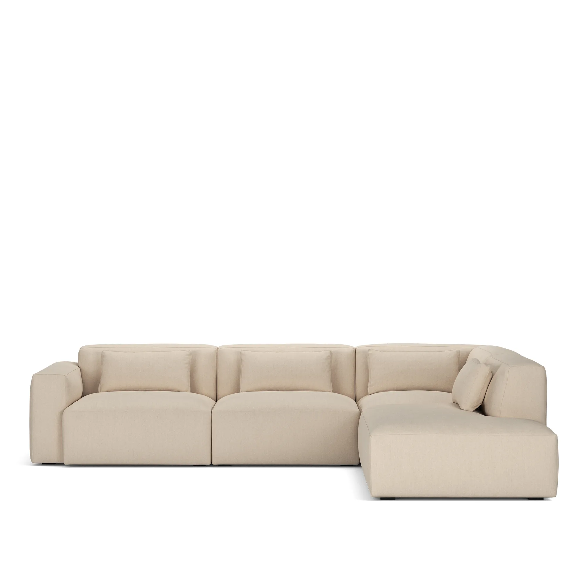 Brick 4-Seater Corner Open End Right - 9