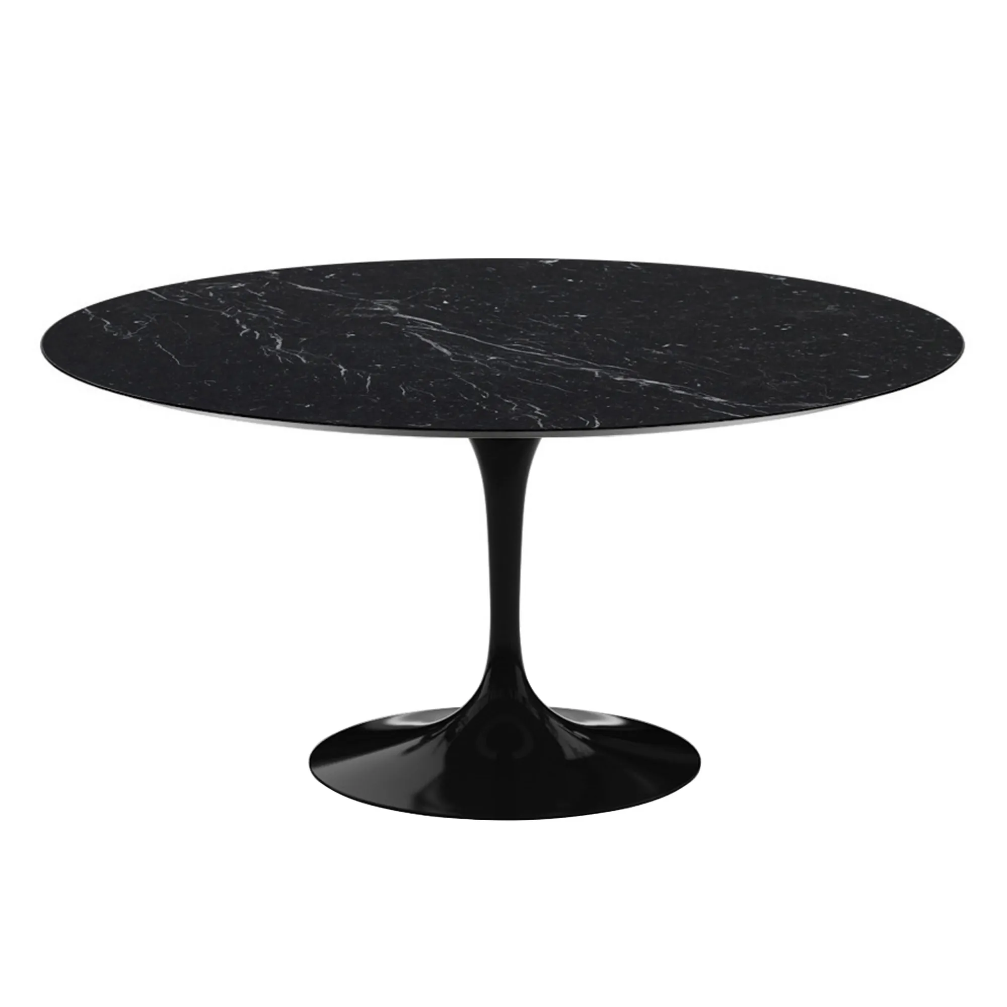 Saarinen Round Dining Table Ø 152 cm Black - 1