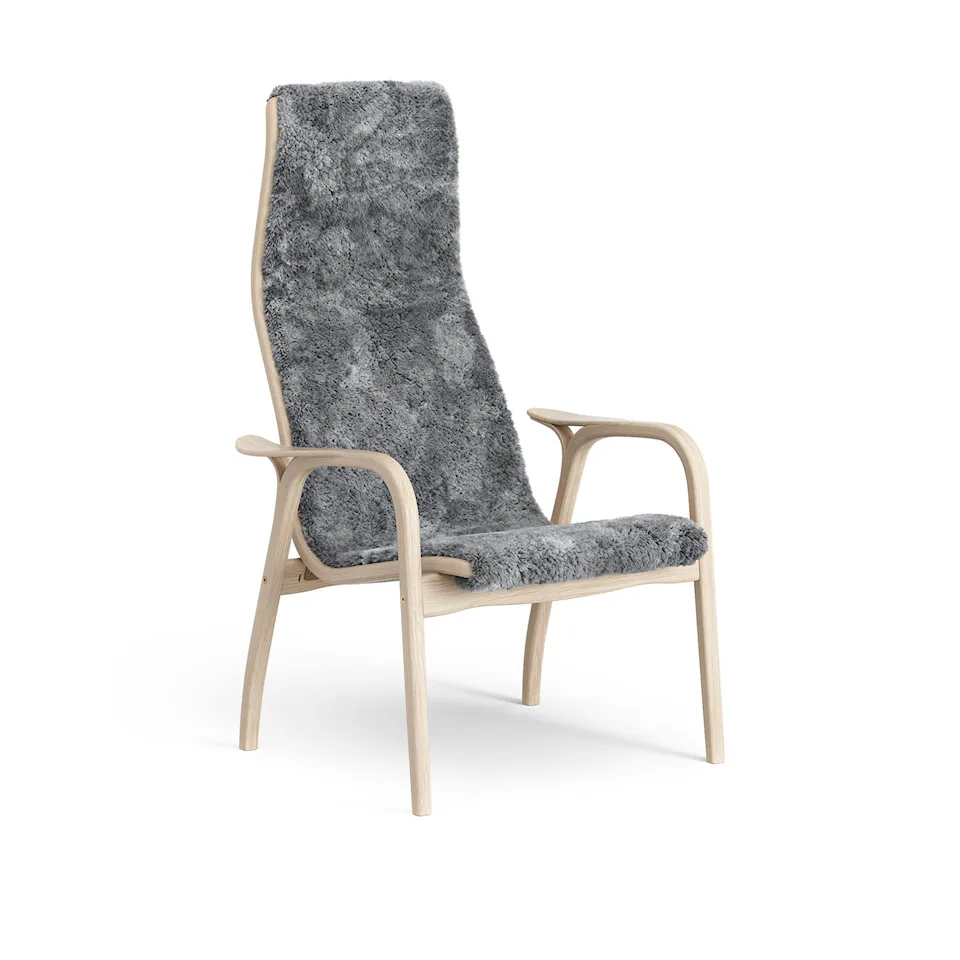 Lamino Armchair White Pigmented Oak - Scandinavian Grey