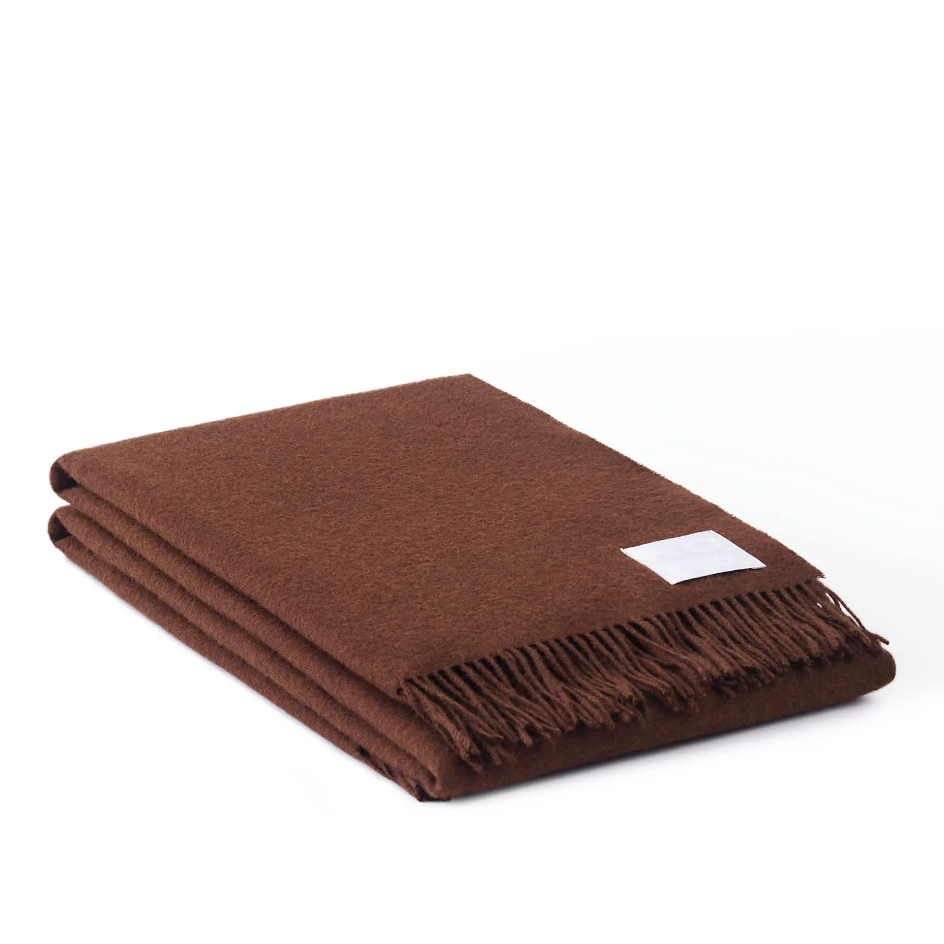 Baby Alpaca Throw Chocolate Brown - NO GA - NO GA