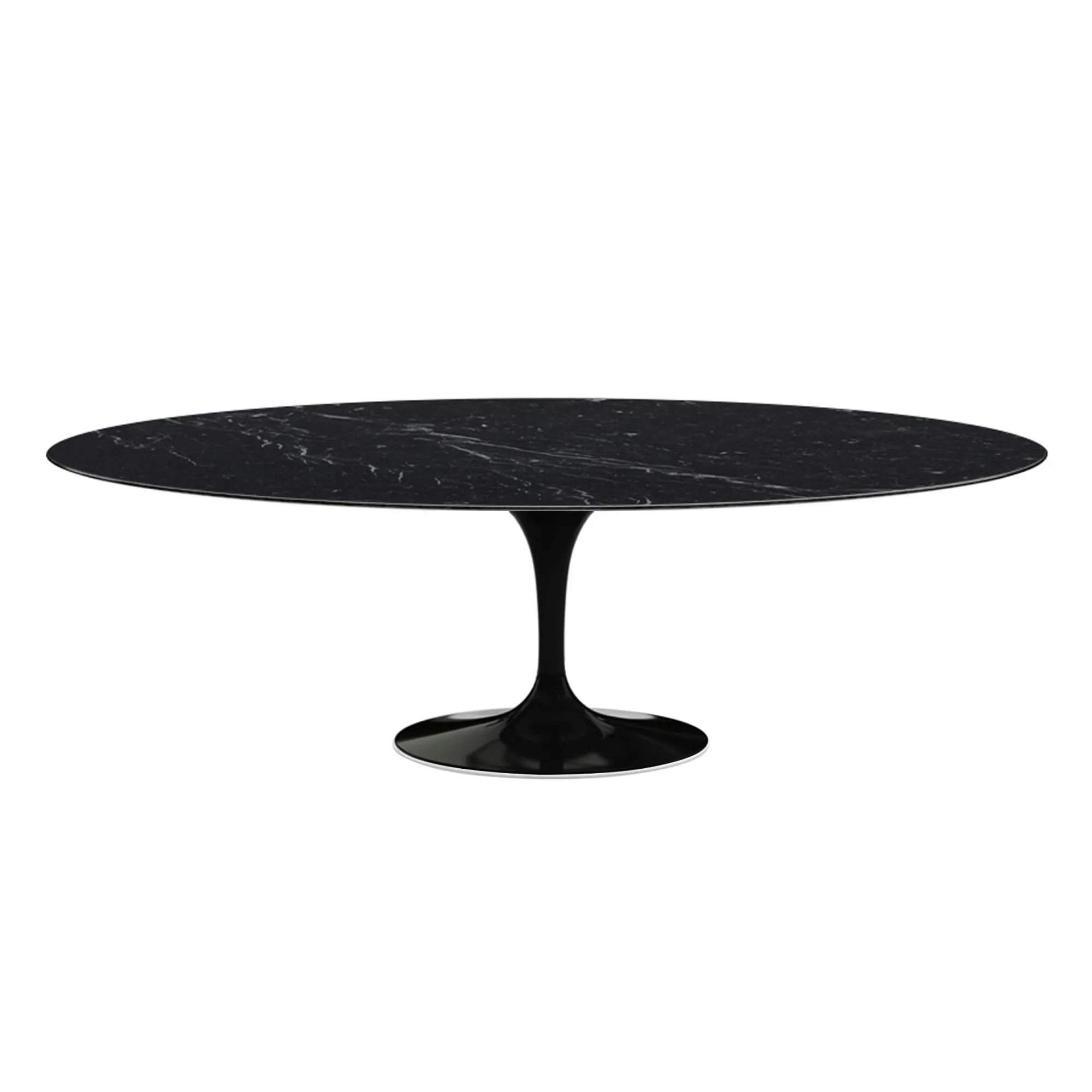 Saarinen Oval ruokapöytä 244 cm Black - 1