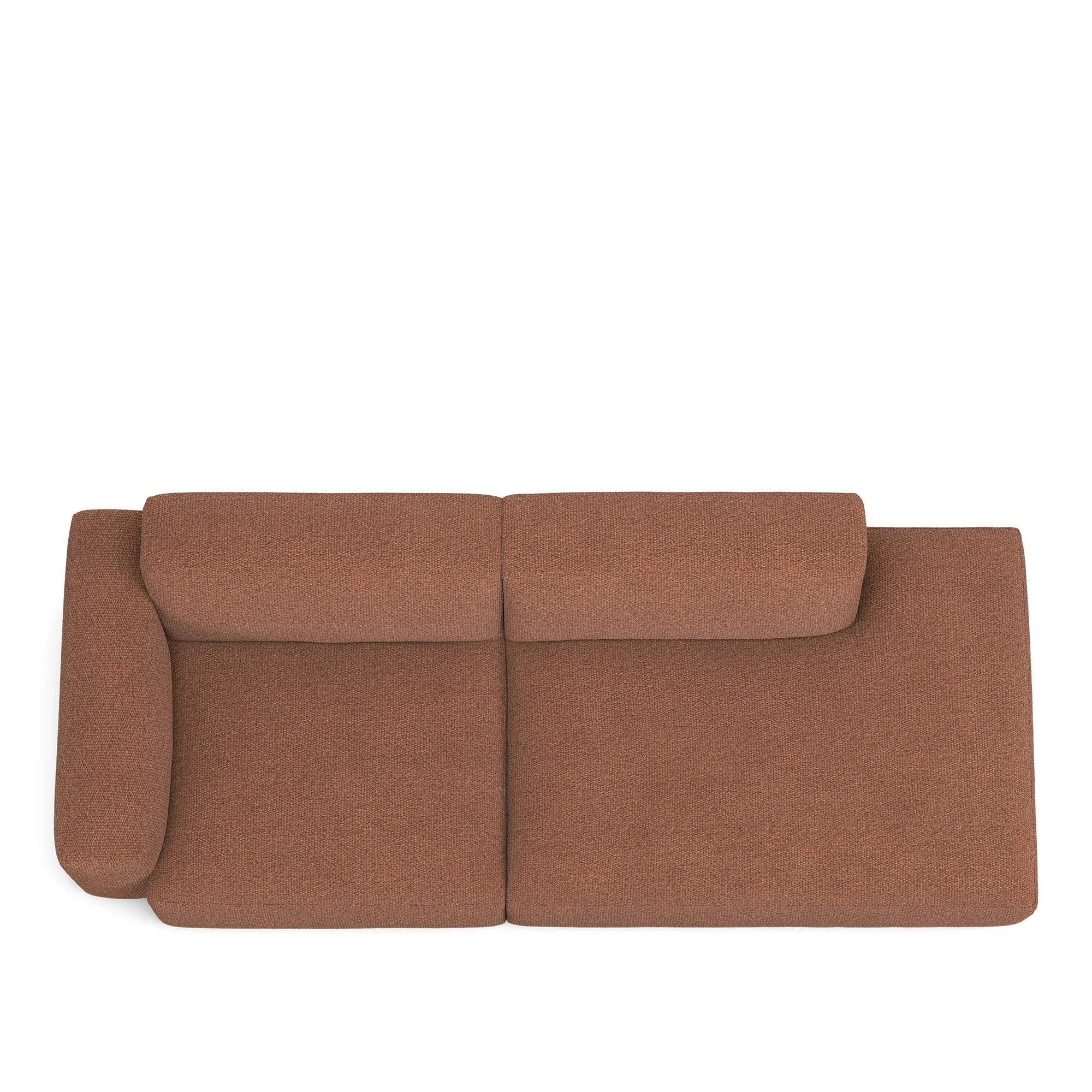 Brick 2-Seater Open End Right - 8