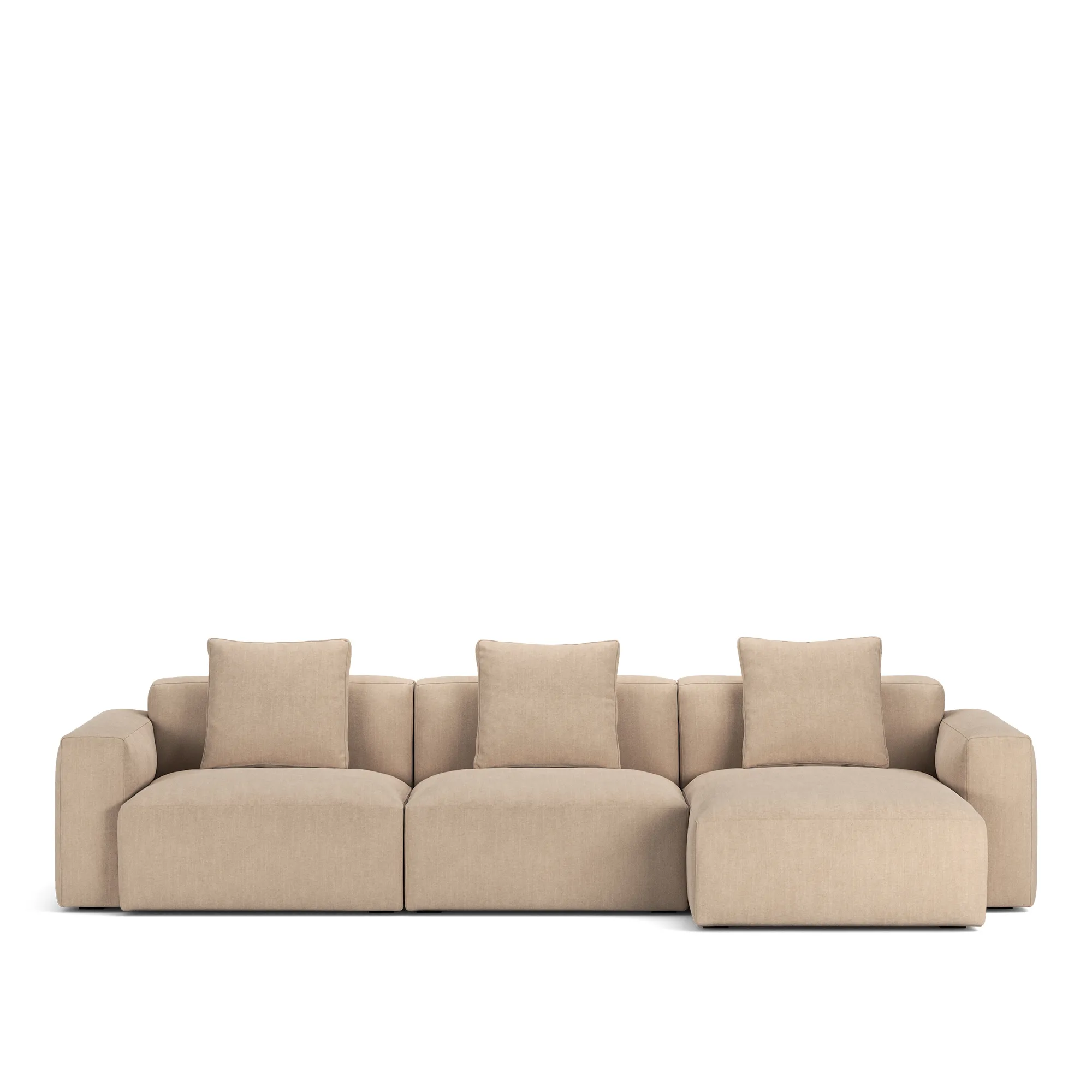 Brick 3-personers sofa chaiselong højre - 10