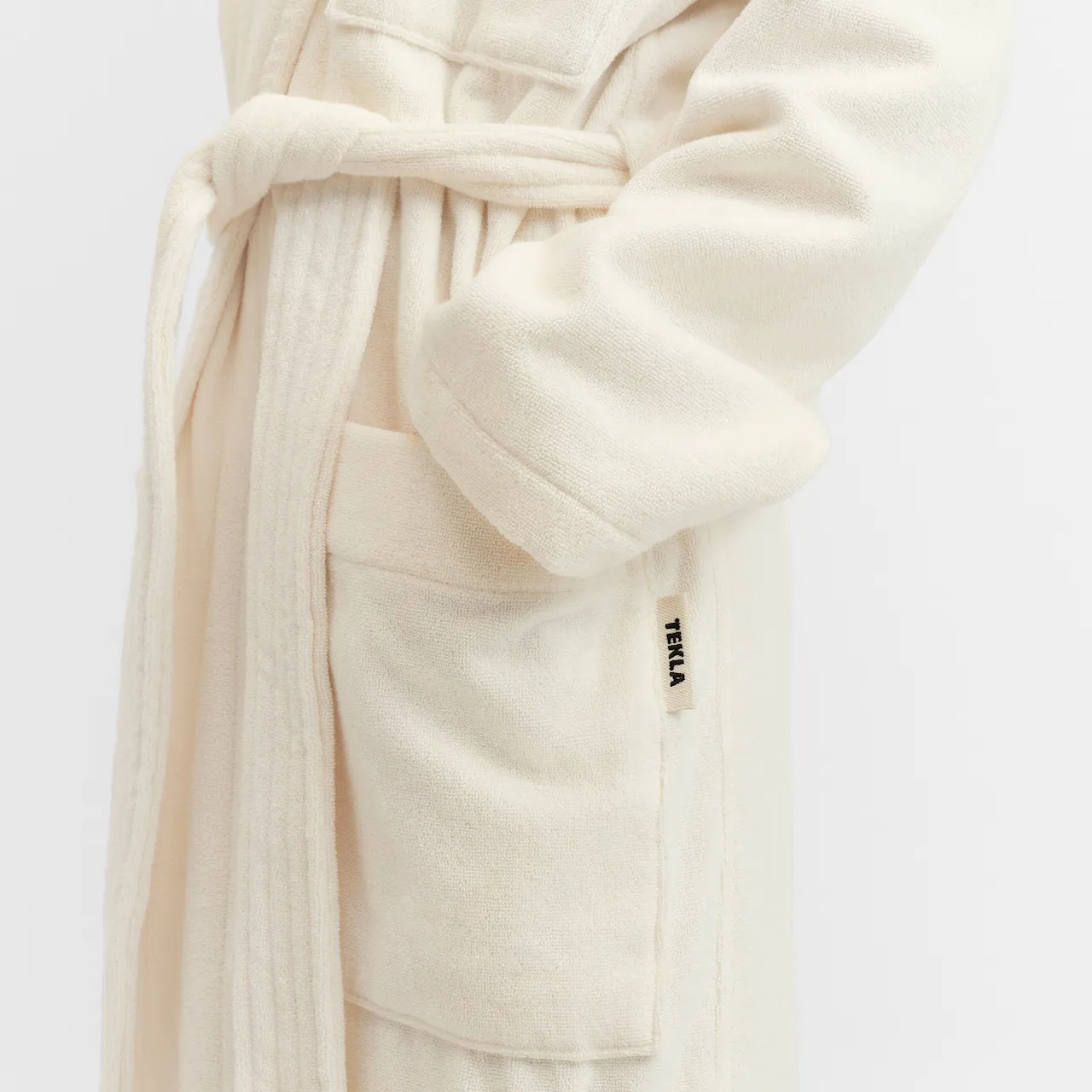 Classic Solid Ivory badekåbe