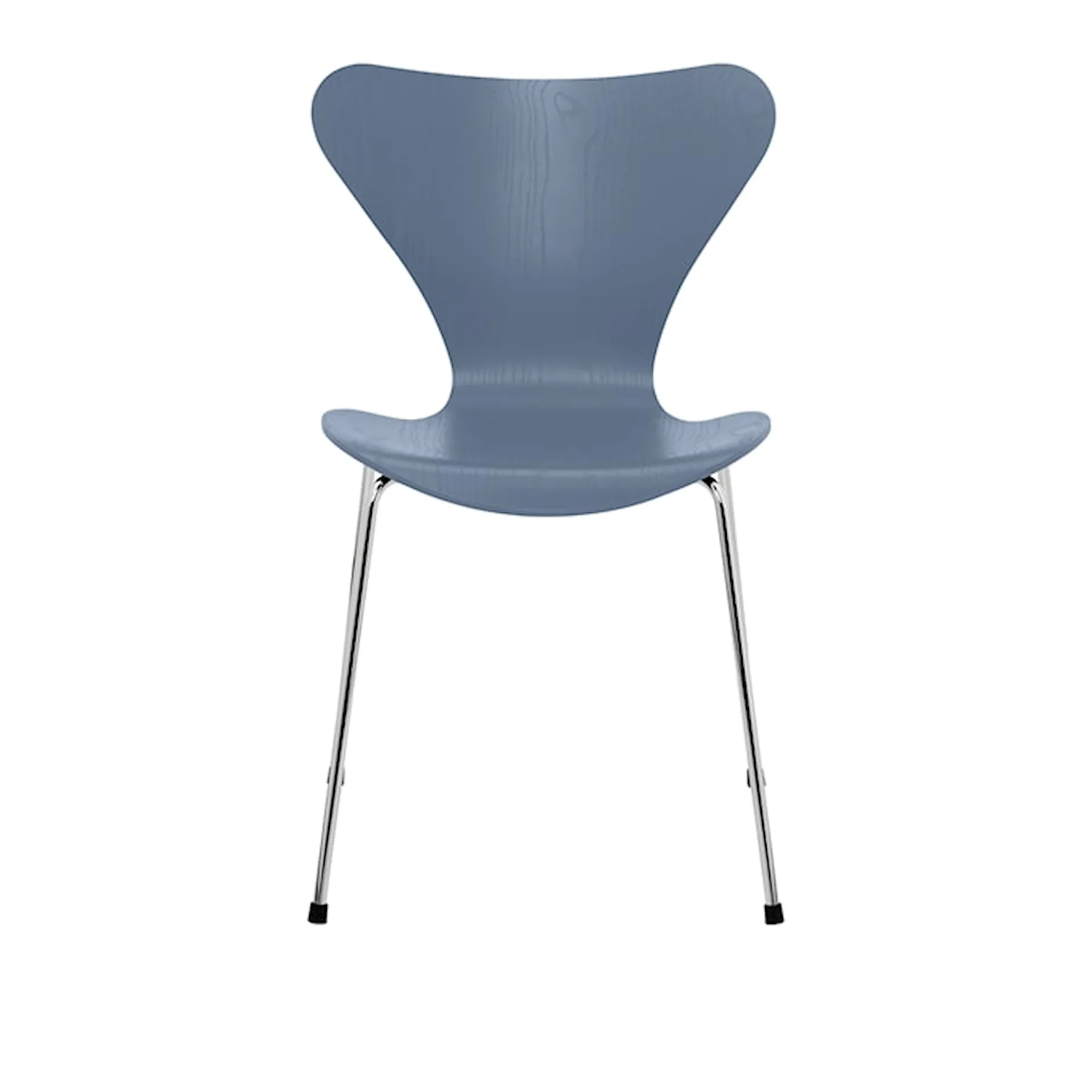 Series 7 chair 3107 colored ash veneer steel frame chrome - Fritz Hansen - Arne Jacobsen - NO GA