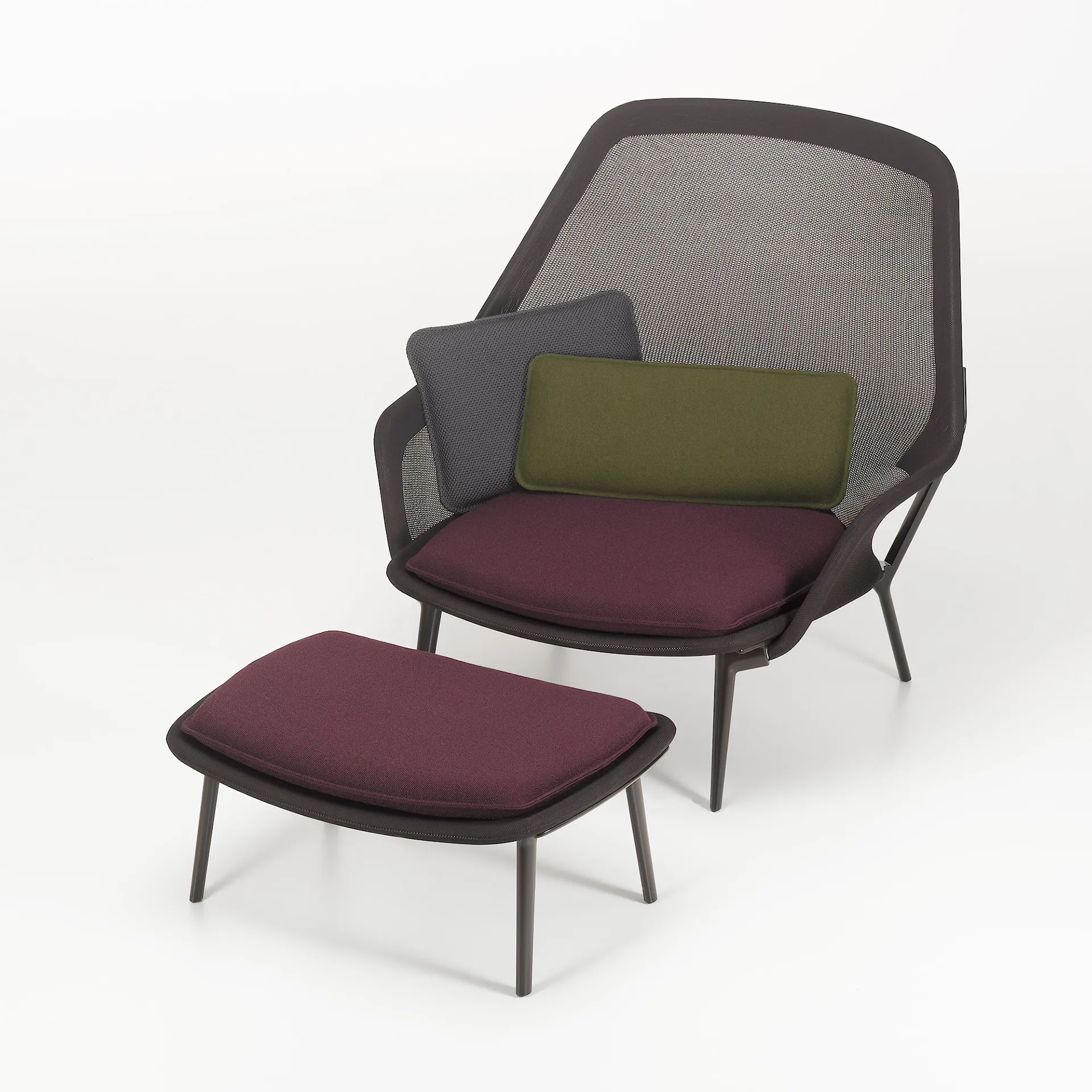 Slow Chair  Ottoman - Vitra - Ronan & Erwan Bouroullec - NO GA