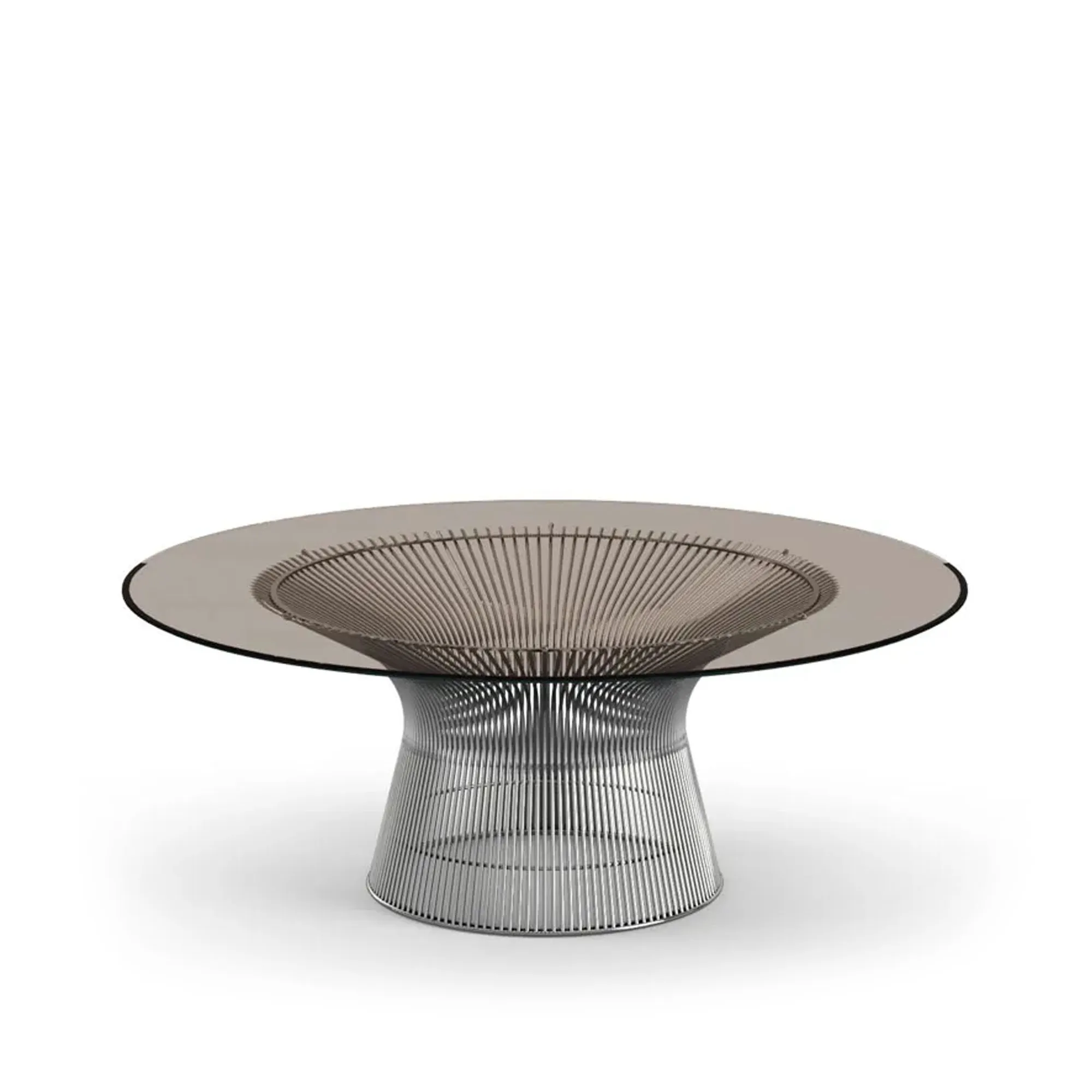 Platner sohvapöytä Ø 107 cm Kiillotettu nikkeli - 1