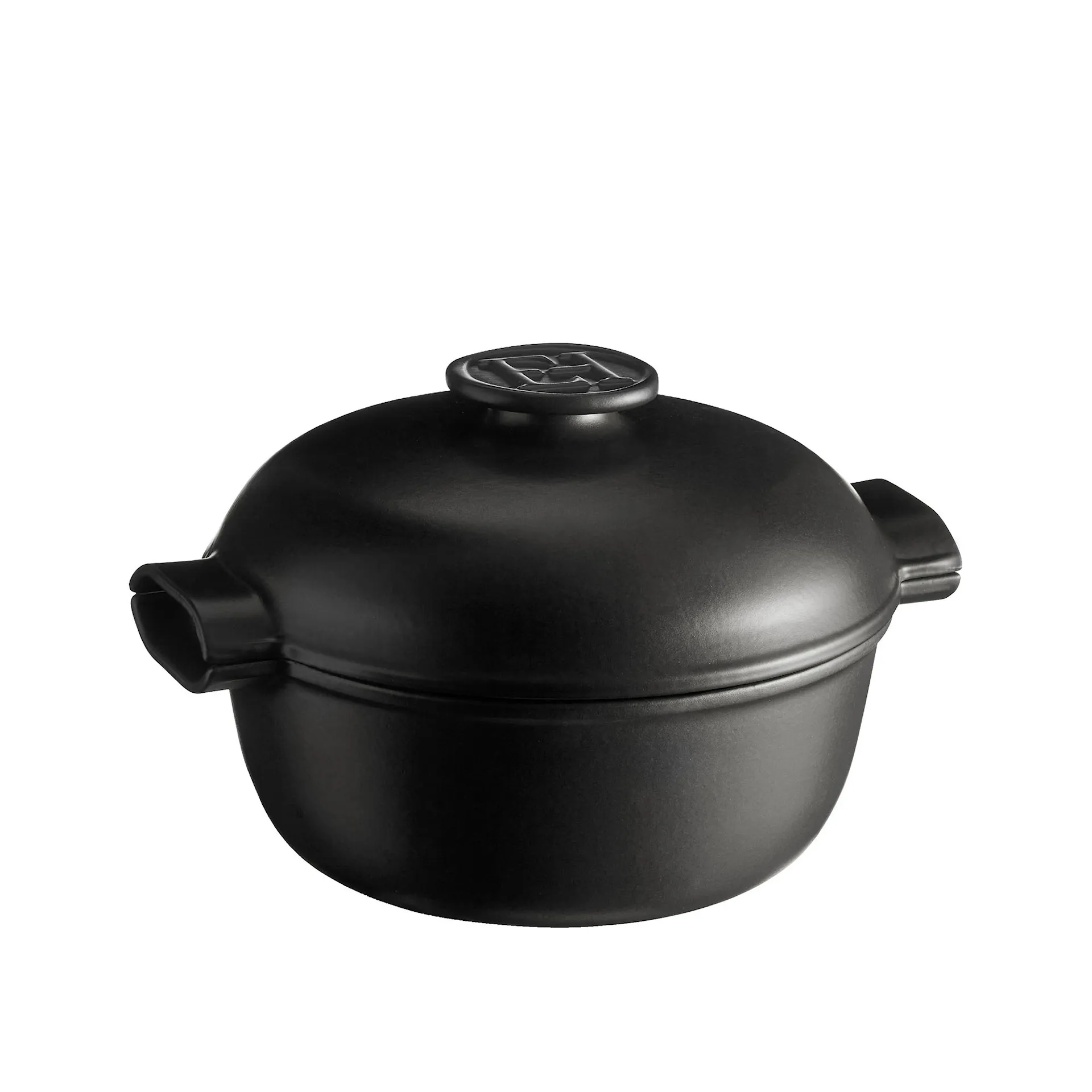 Cocotte Round Pot Dark Gray - Emile Henry - NO GA