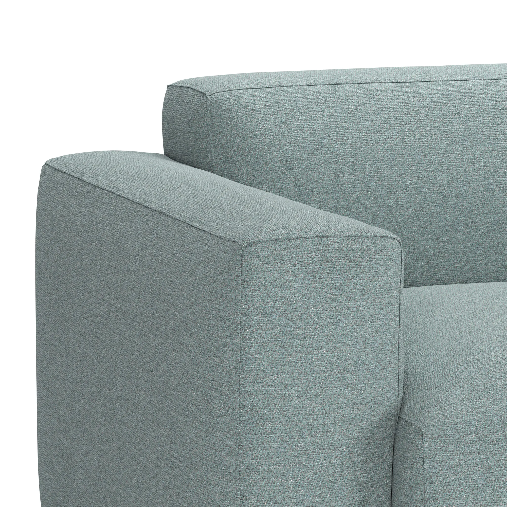 Brick 3-Seater Chaise Lounge Open End Left - 4