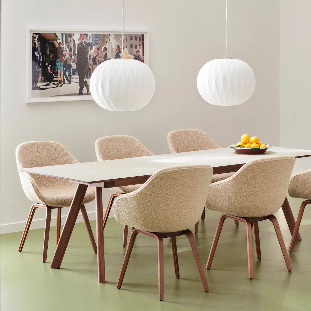 Nelson Ball CrissCross Bubble Pendant Lamp