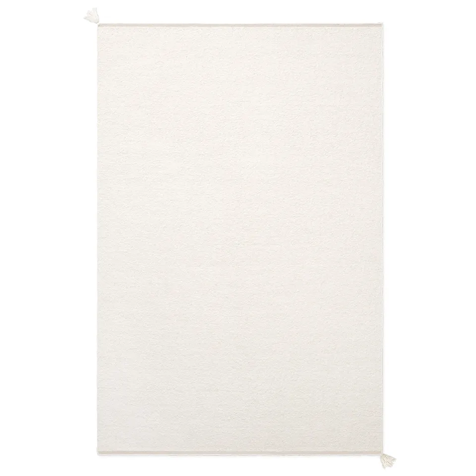 Boucle Cream wool rug