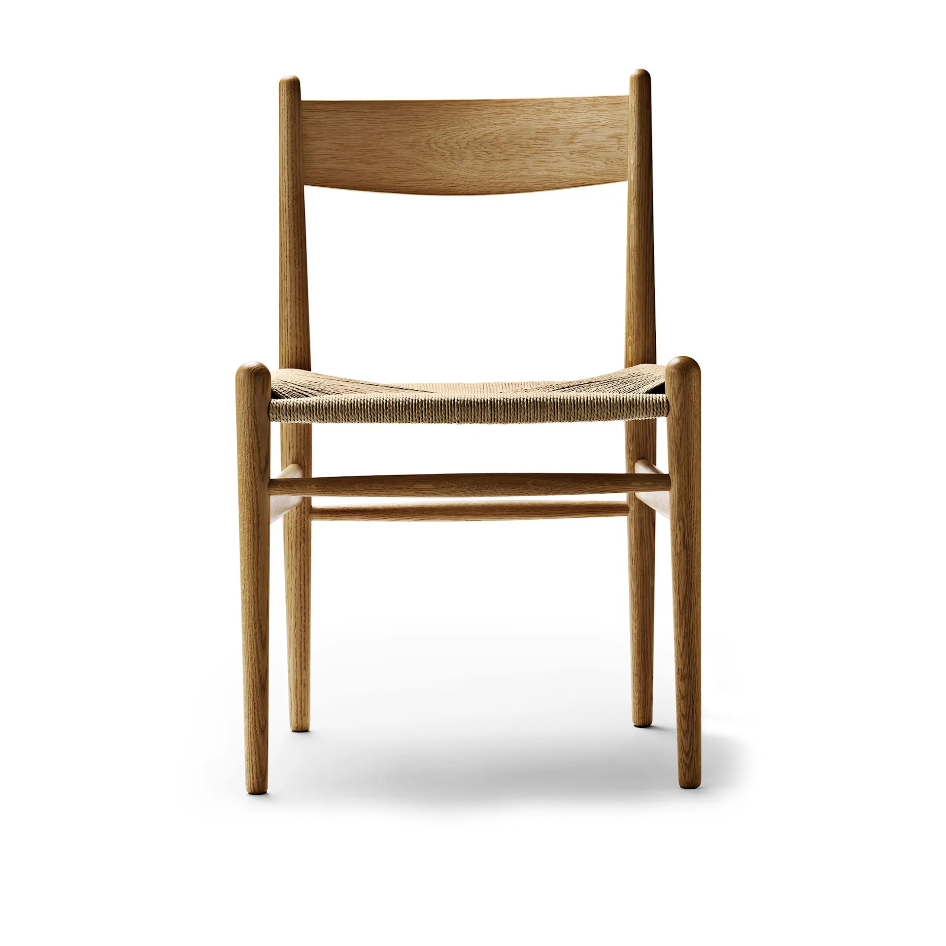 CH36 - Eg/Naturlig flettet papirsnor - Carl Hansen - Hans J. Wegner - NO GA