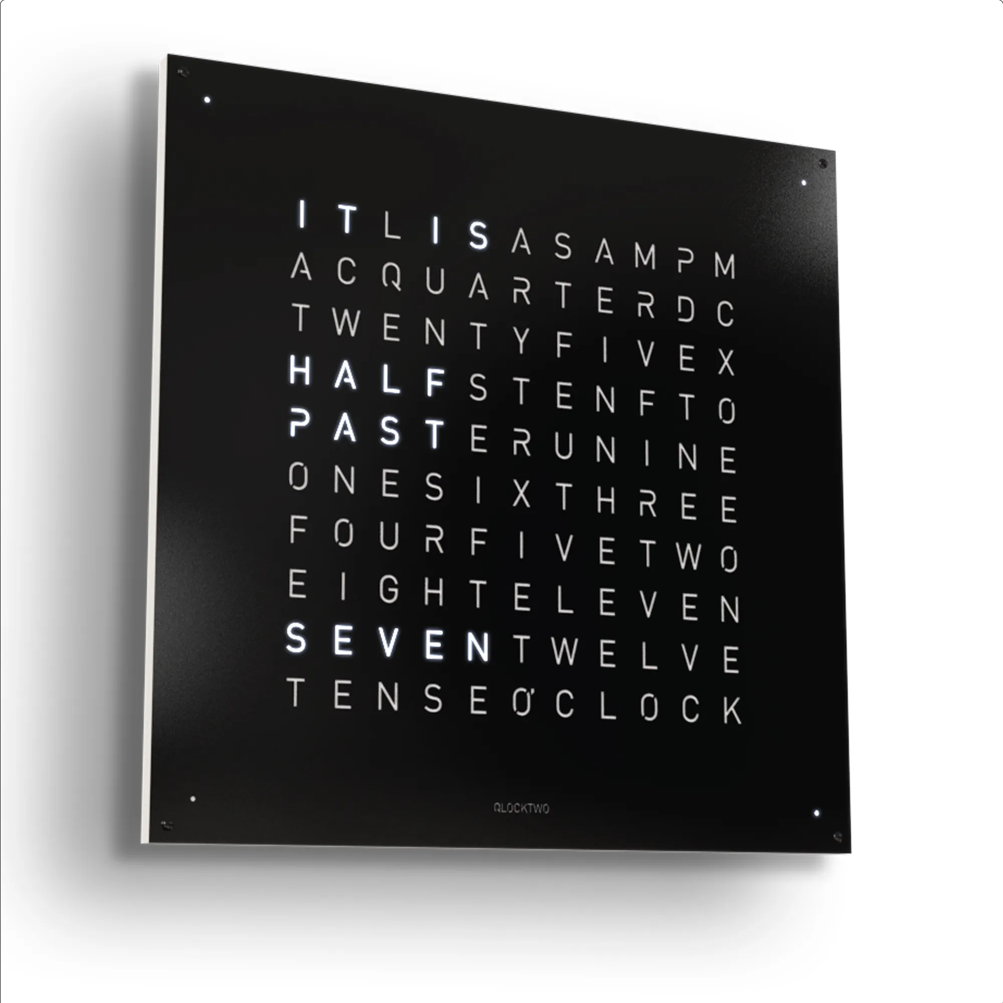 Qlocktwo Earth 90 Creator's Edition – Black Pepper - 2