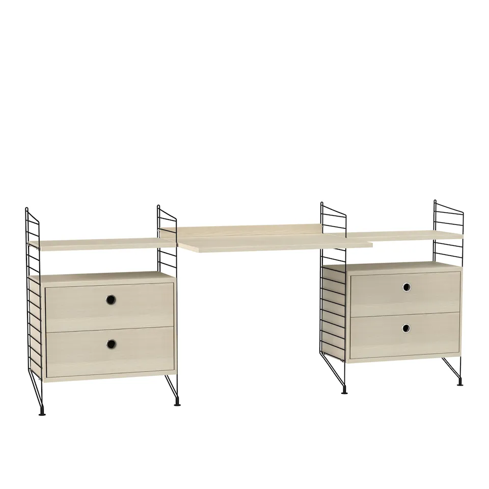 Kontor reolsystem C ask/sort