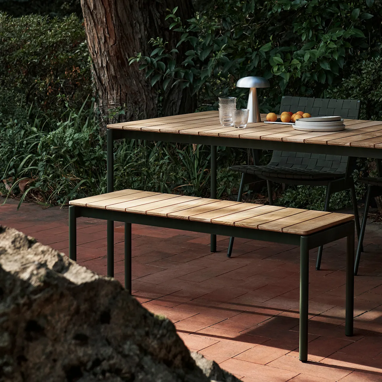 Ville Table AV26, Large, 220x90 cm, Warm Black