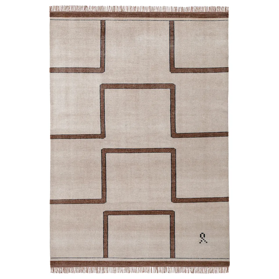 Elder 03 Terracotta Wool Rug