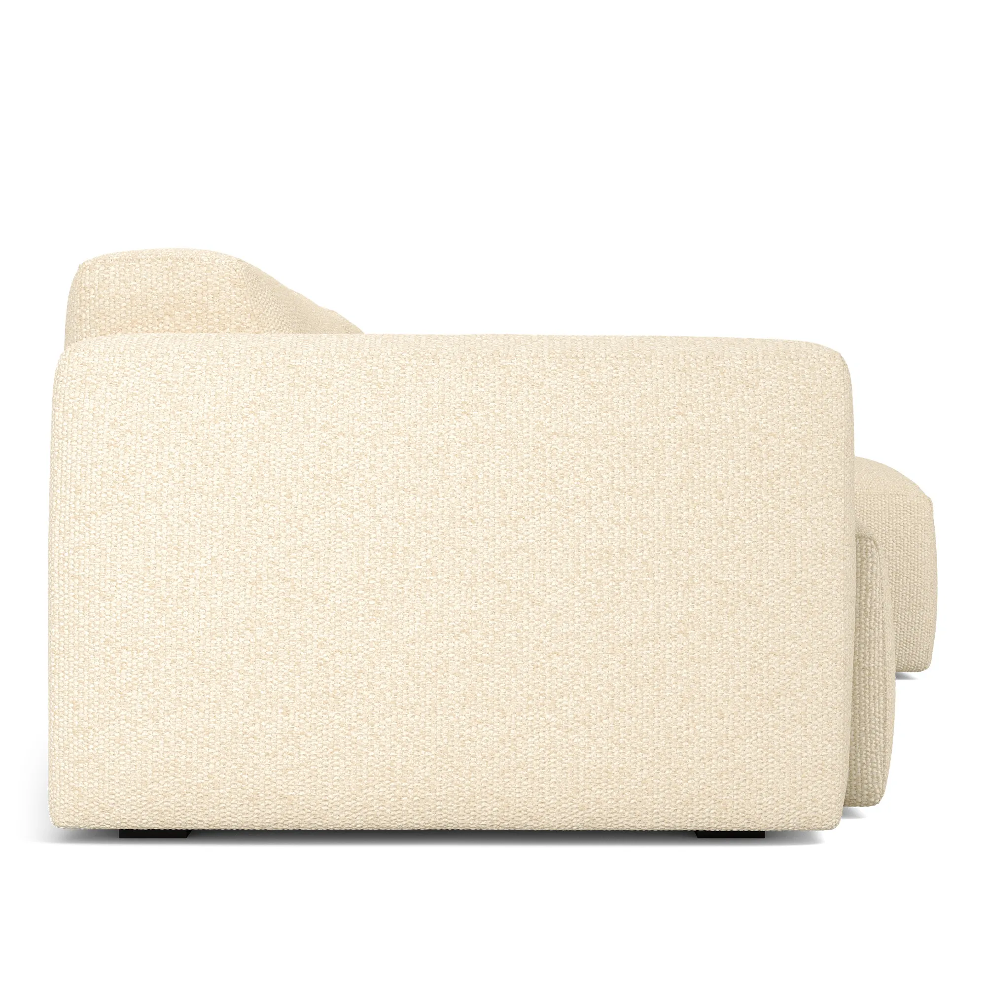 Brick 3-Seater Chaise Lounge Right - 5