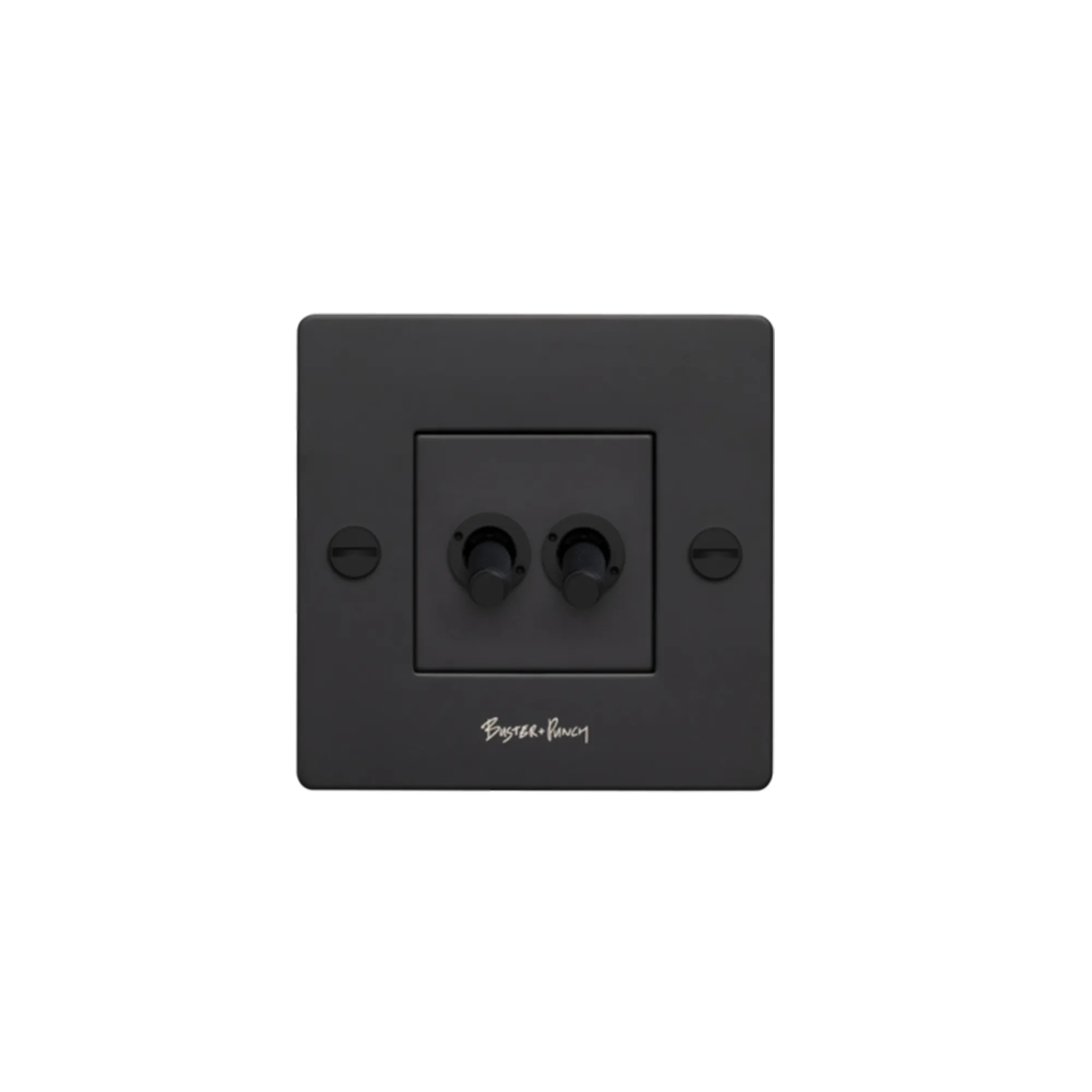 EU 1G Double Toggle Switch With Logo - 1