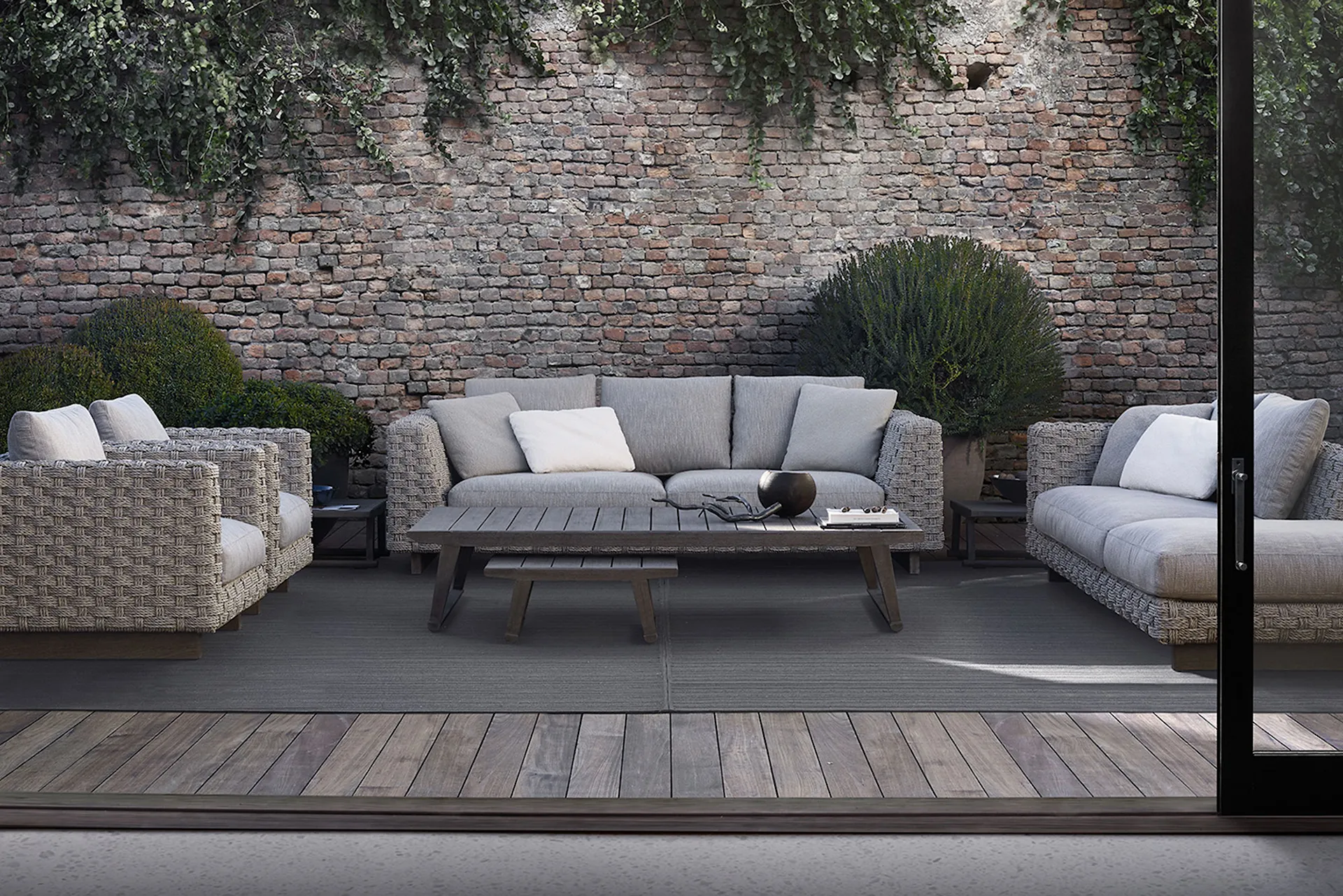 Ray Outdoor Natural Sofa - B&B Italia - Antonio Citterio - NO GA