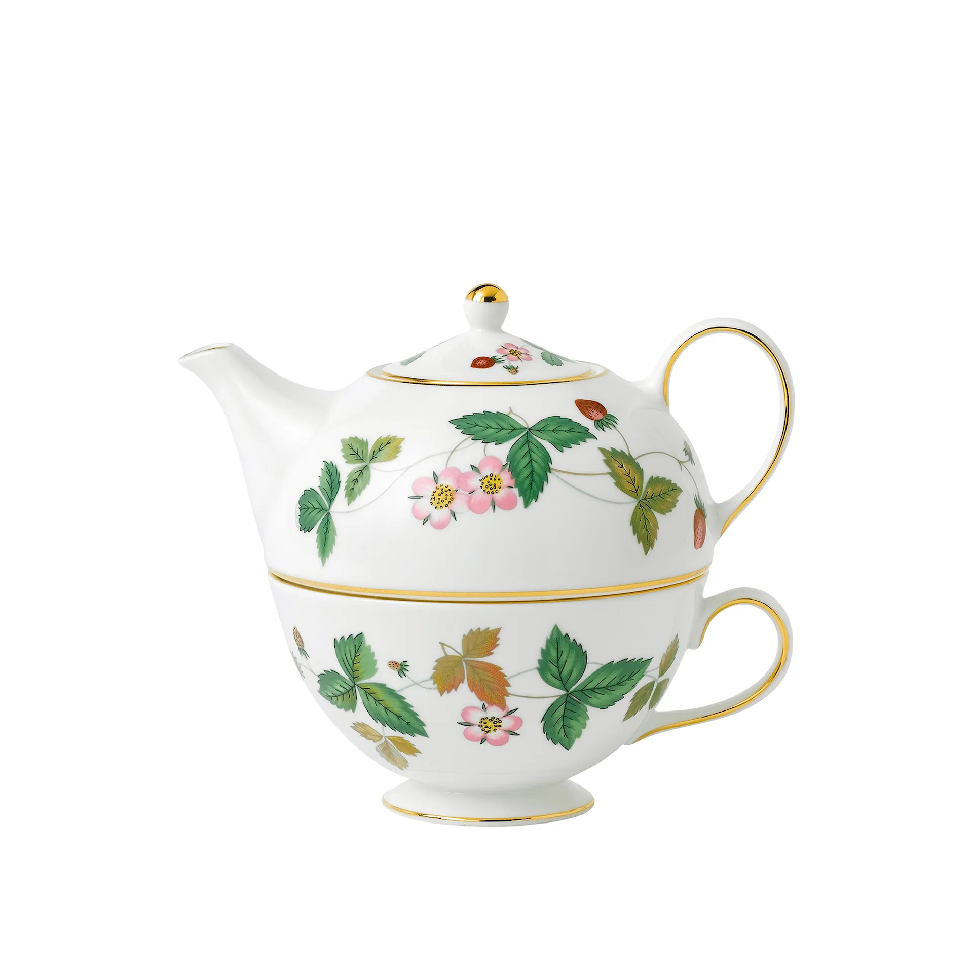 Wild Strawberry Tea For One - Wedgwood - NO GA