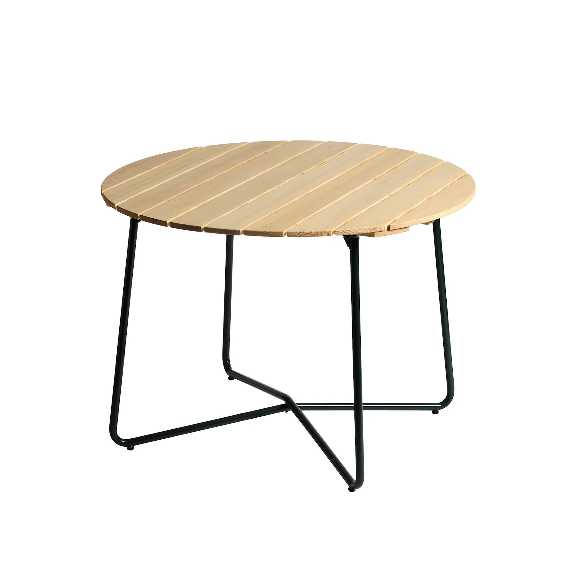 Table 9A Ø100cm green frame - Grythyttan Stålmöbler - NO GA